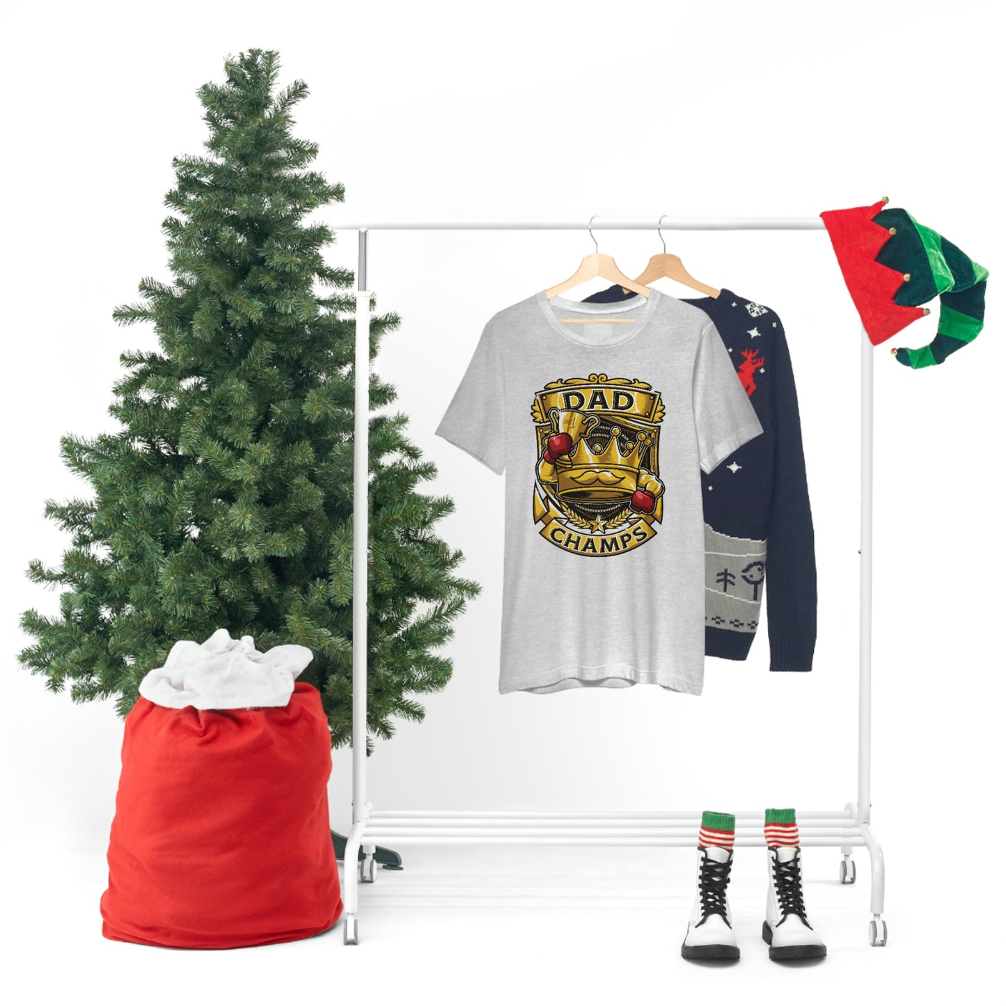 Dad Champs! - Unisex Jersey Short Sleeve Tee (Canvas-Bella)