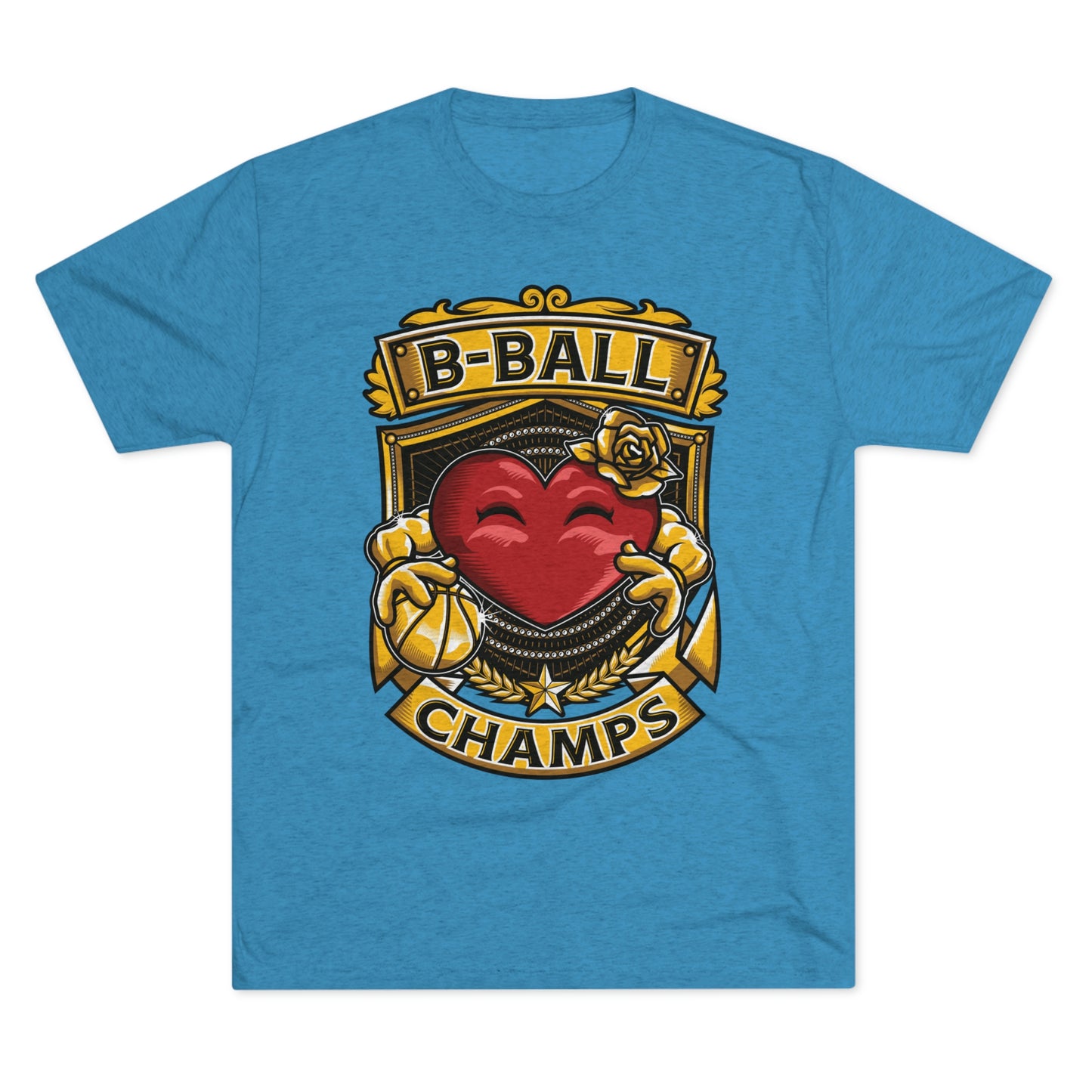 B-BALL CHAMPS - PREMIUM SOFT - Unisex Tri-Blend Crew Tee (Next Level 6010)