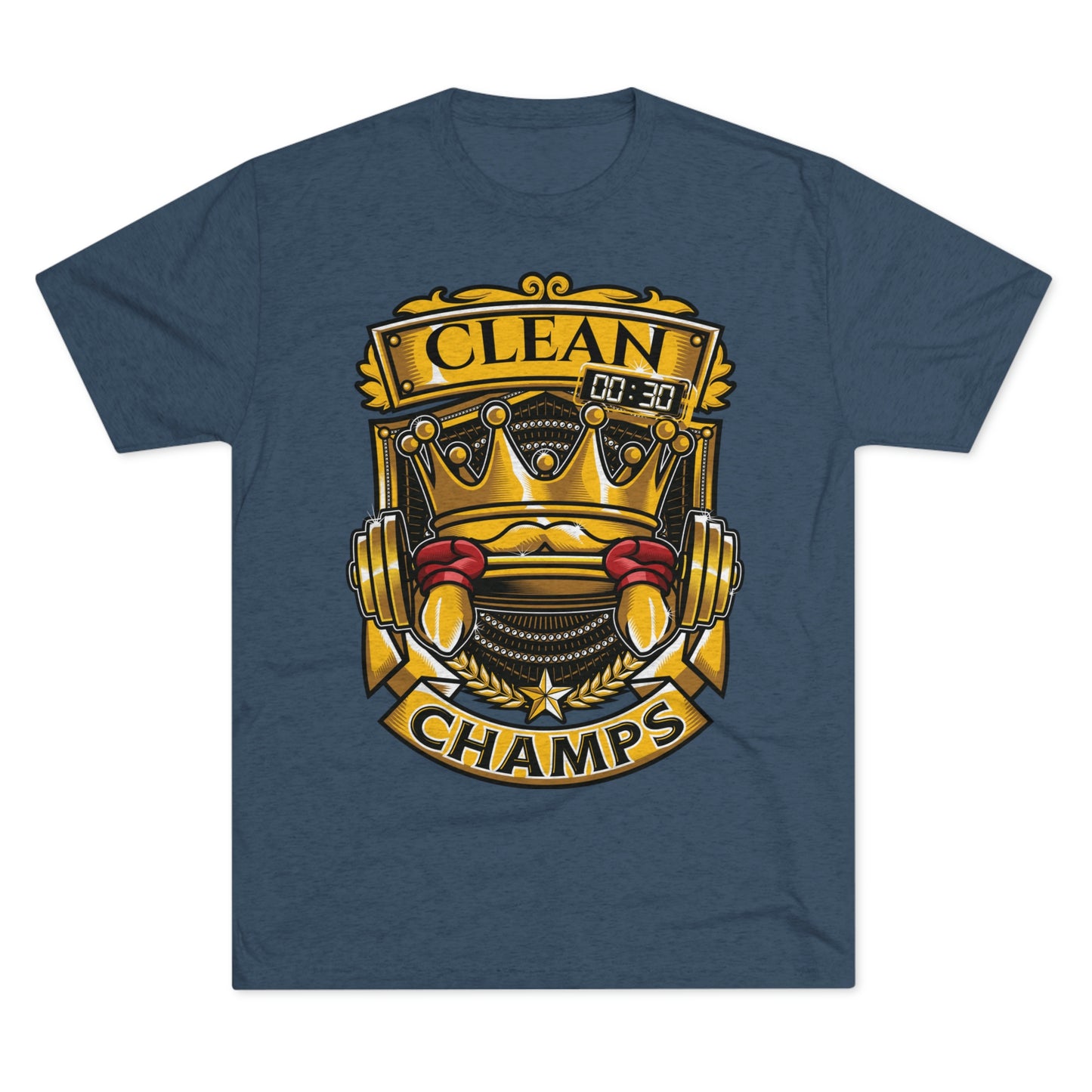 CLEAN CHAMPS - PREMIUM SOFT - Unisex Tri-Blend Crew Tee (Next Level 6010)