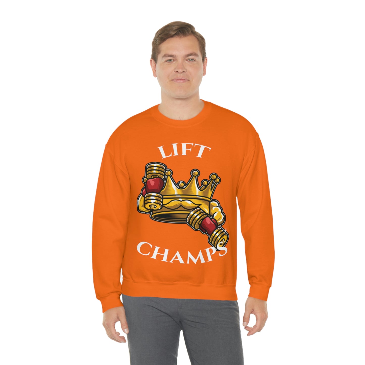 Lift Champs! - Unisex Heavy Blend™ Crewneck Sweatshirt