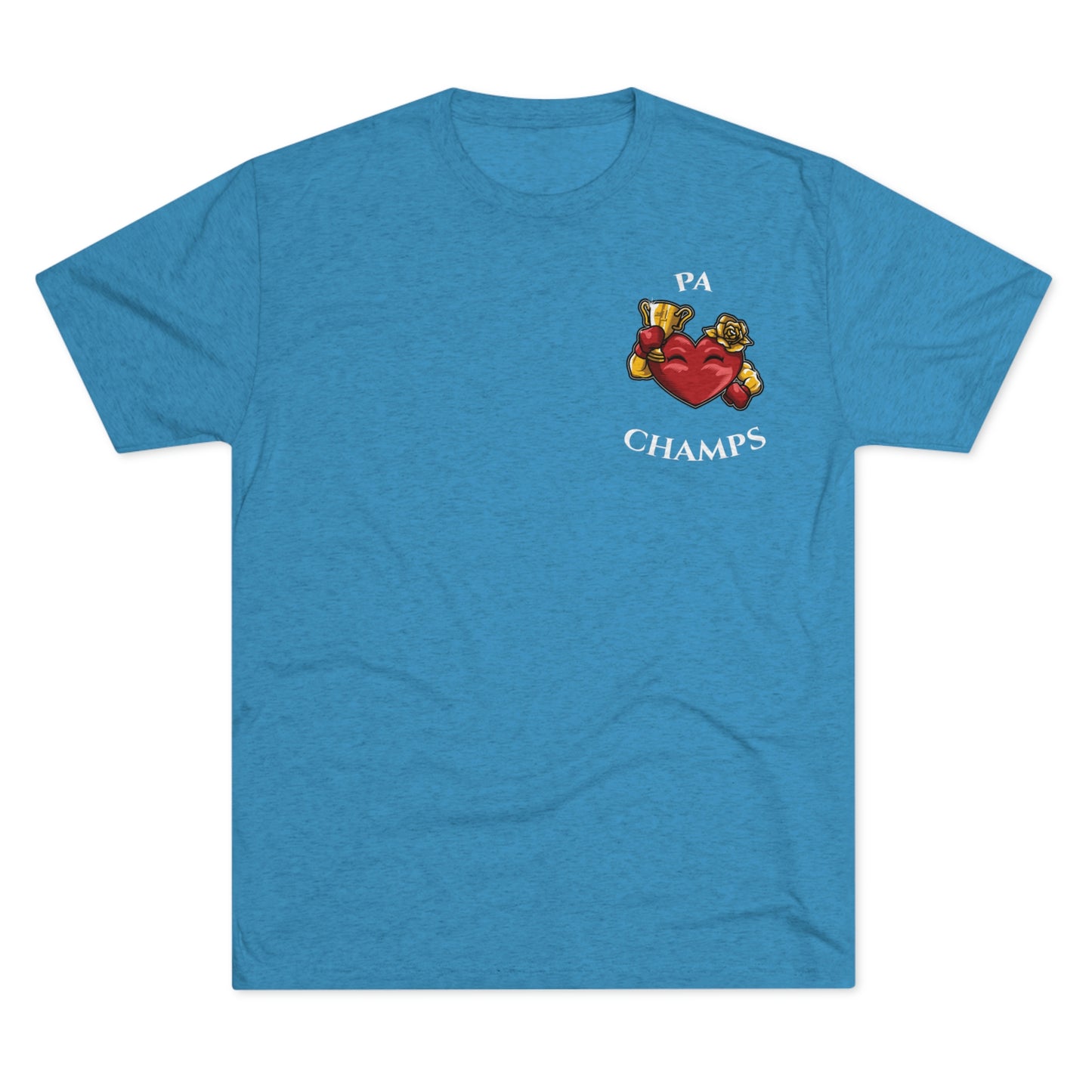 PA CHAMPS (Alternate Small Logo) - PREMIUM SOFT - Unisex Tri-Blend Crew Tee (Next Level 6010)