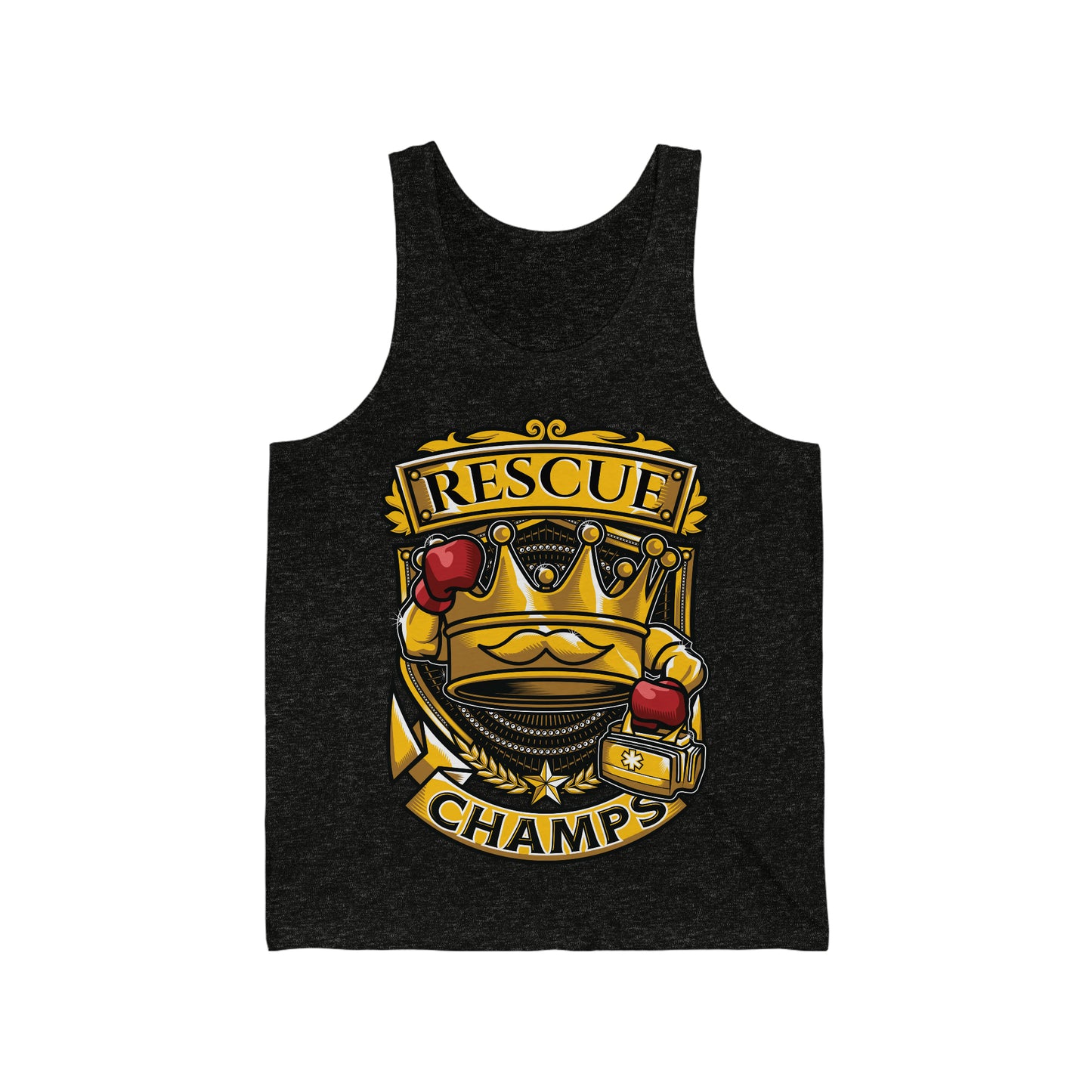 RESCUE CHAMPS - PREMIUM SOFT - Unisex Jersey Tank (Bella+Canvas 3480)