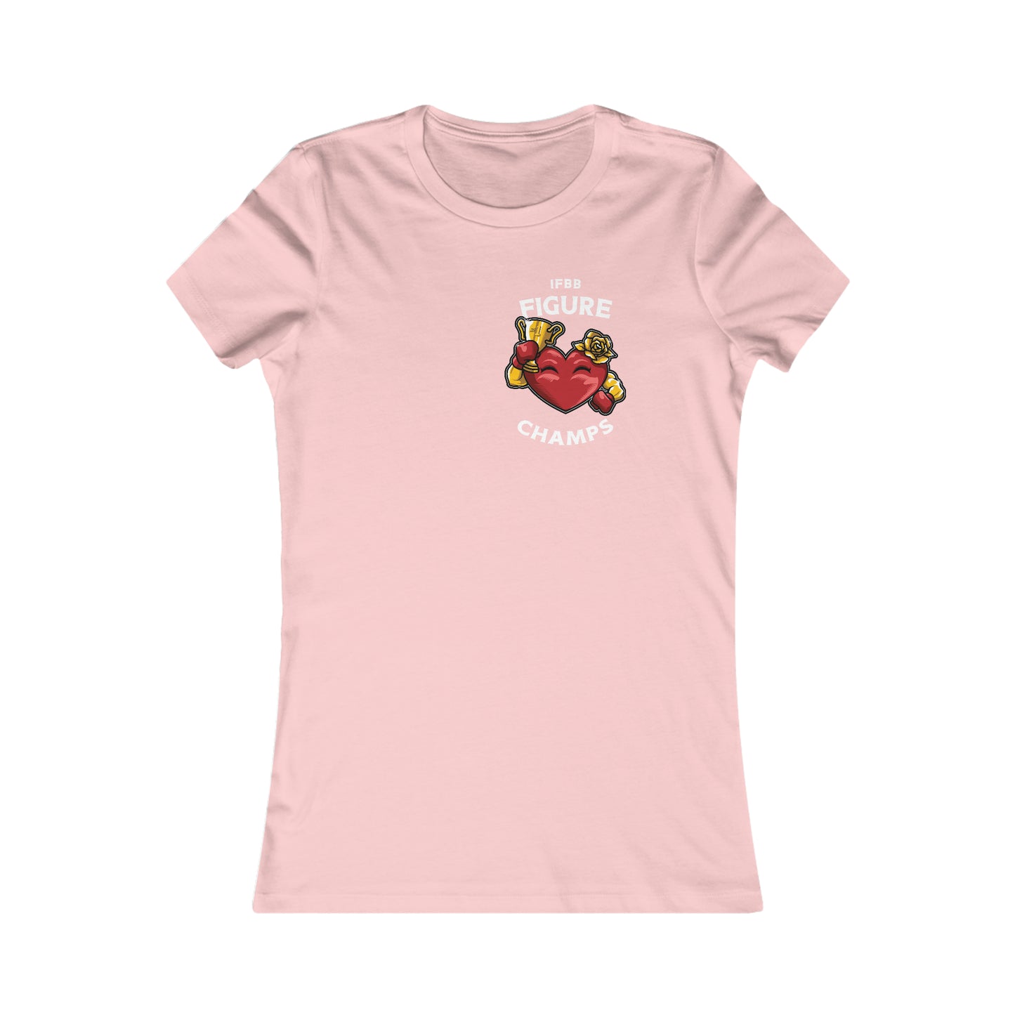 IFBB FIGURE CHAMPS (Small Front Logo) - Women's Favorite Tee (Bella+Canvas)