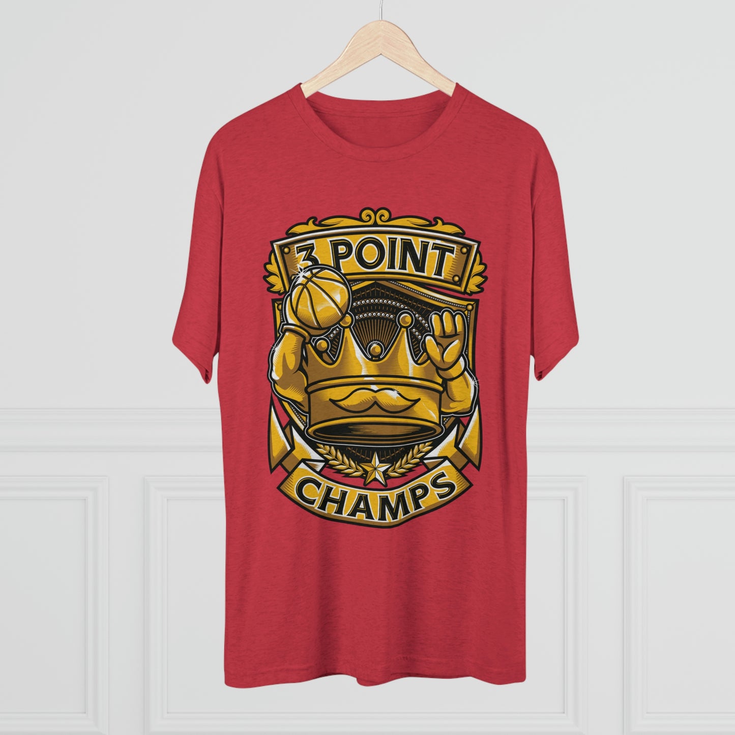 3 POINT CHAMPS - PREMIUM SOFT - Unisex Tri-Blend Crew Tee (Next Level 6010)