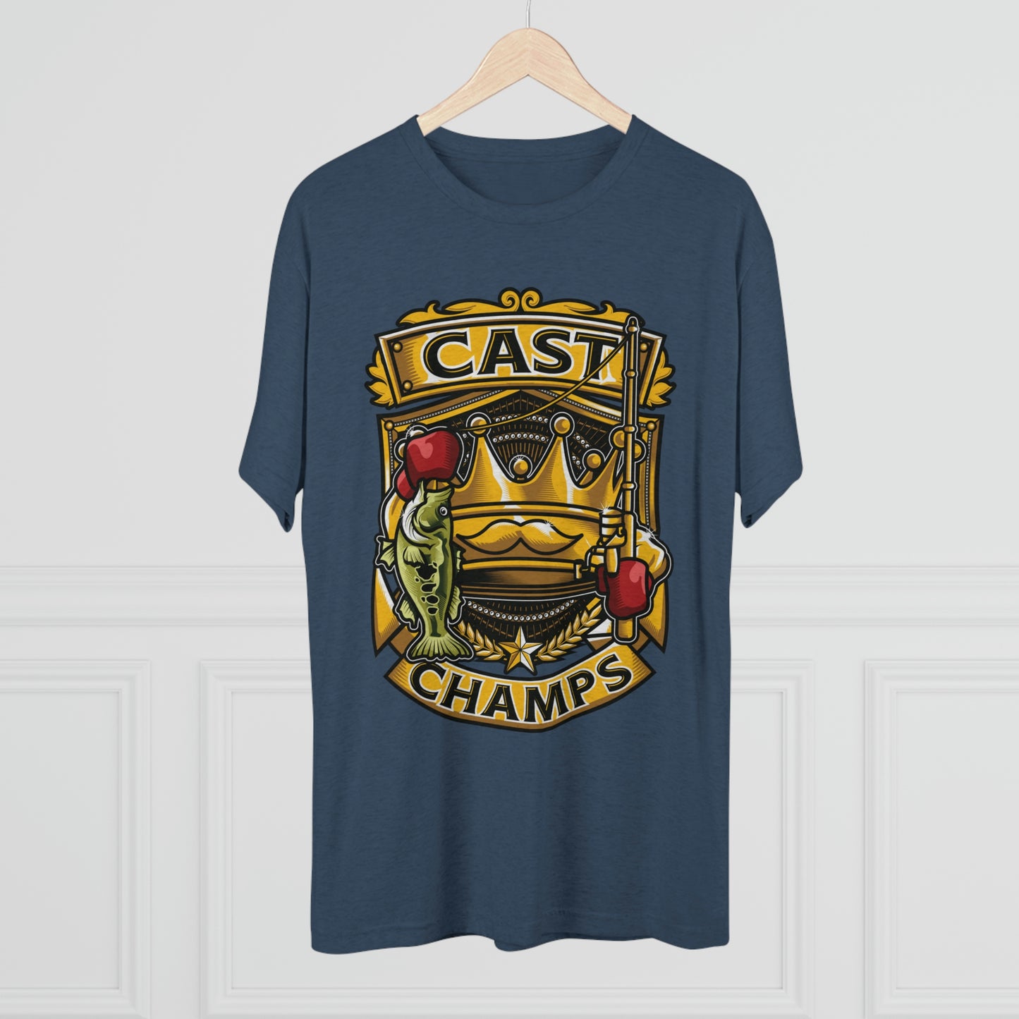 CAST CHAMPS - PREMIUM SOFT - Unisex Tri-Blend Crew Tee (Next Level 6010)