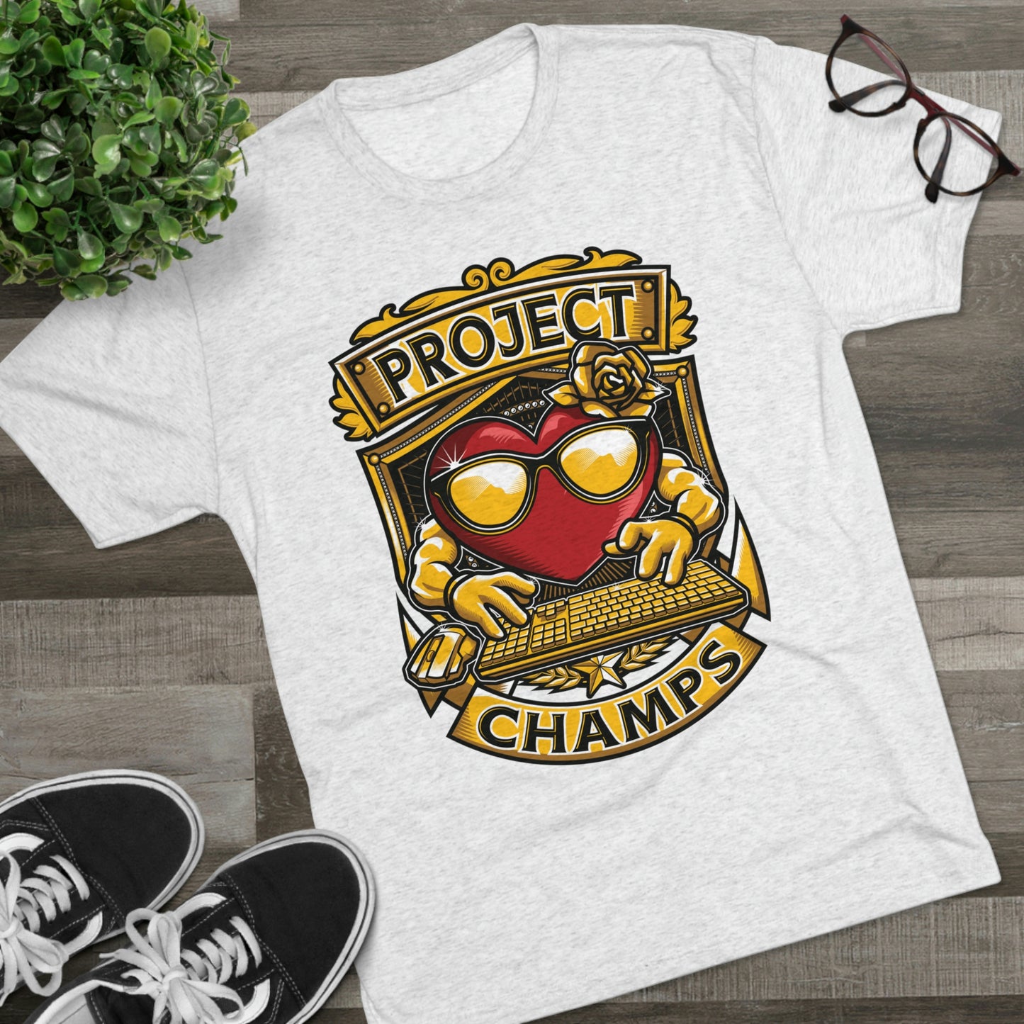 PROJECT CHAMPS - PREMIUM SOFT - Unisex Tri-Blend Crew Tee (Next Level 6010)