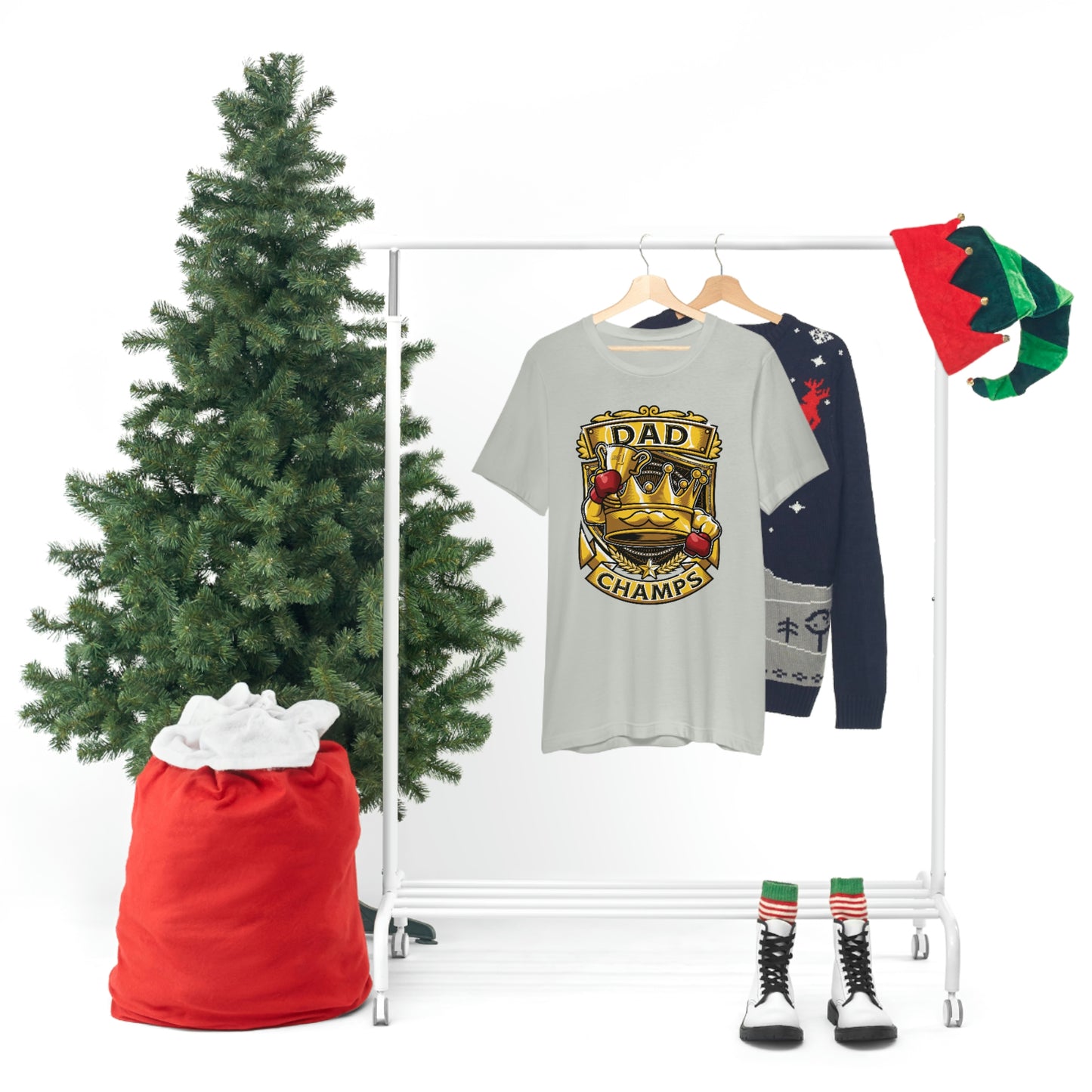 Dad Champs! - Unisex Jersey Short Sleeve Tee (Canvas-Bella)