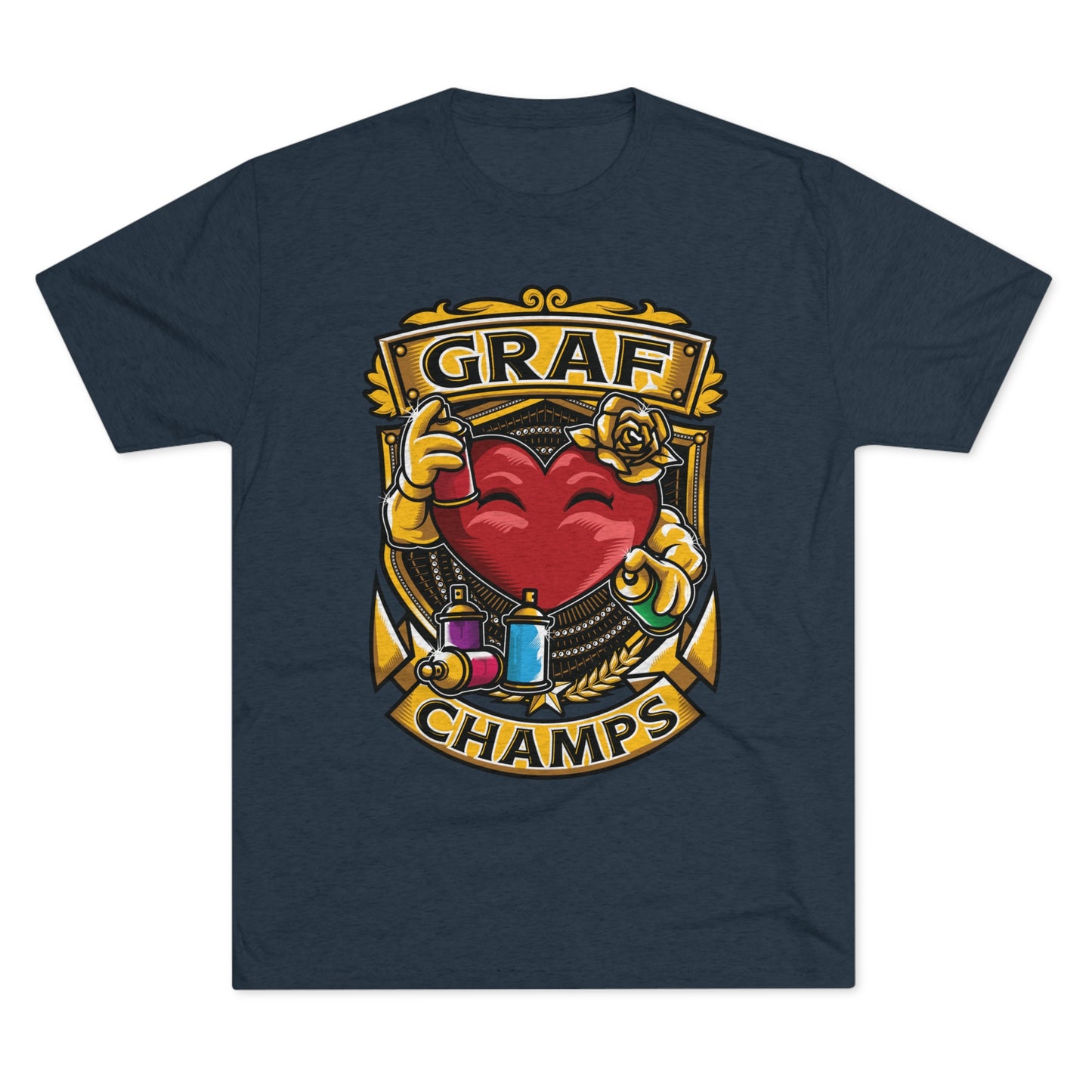 GRAF CHAMPS - PREMIUM SOFT - Unisex Tri-Blend Crew Tee (Next Level 6010)