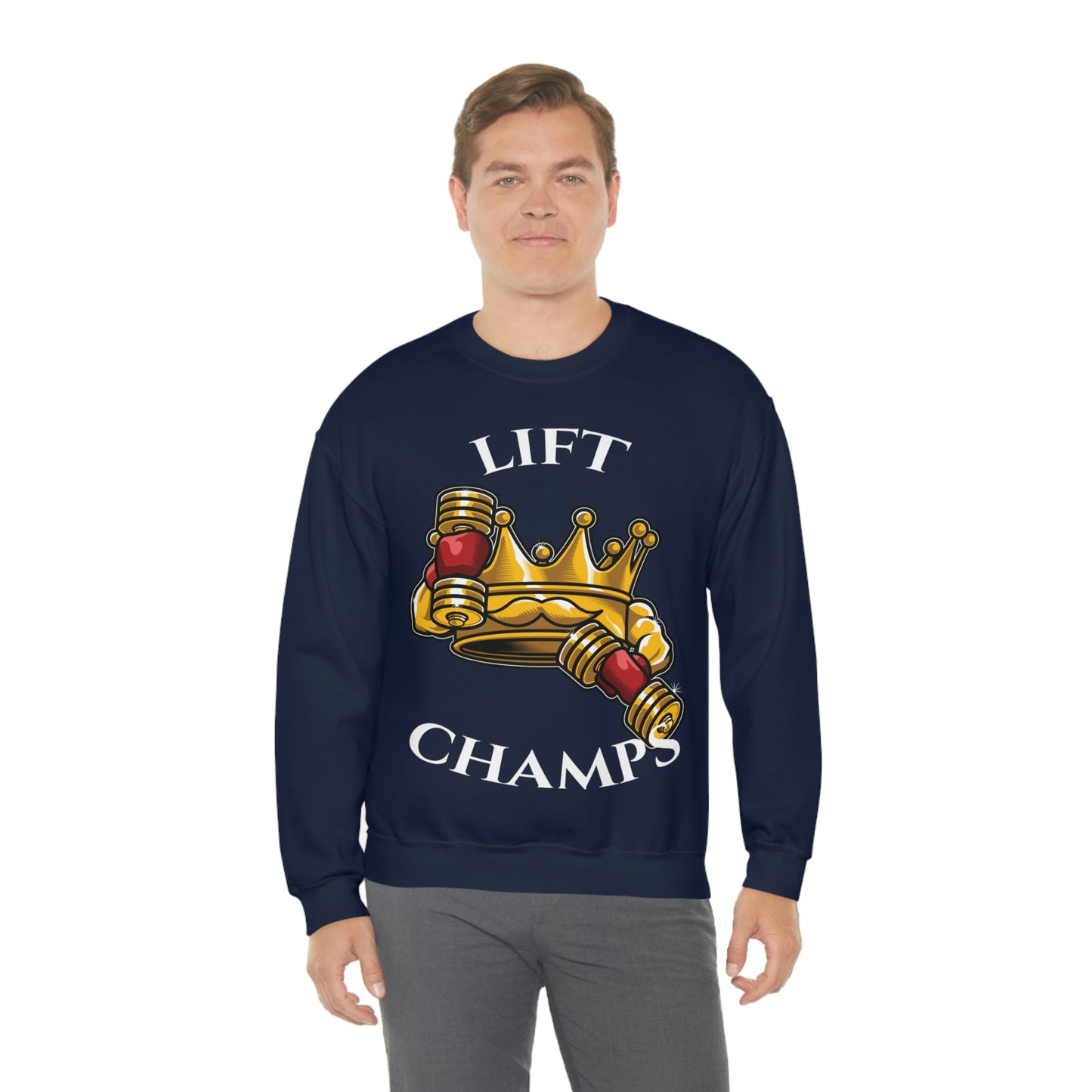 Lift Champs! - Unisex Heavy Blend™ Crewneck Sweatshirt