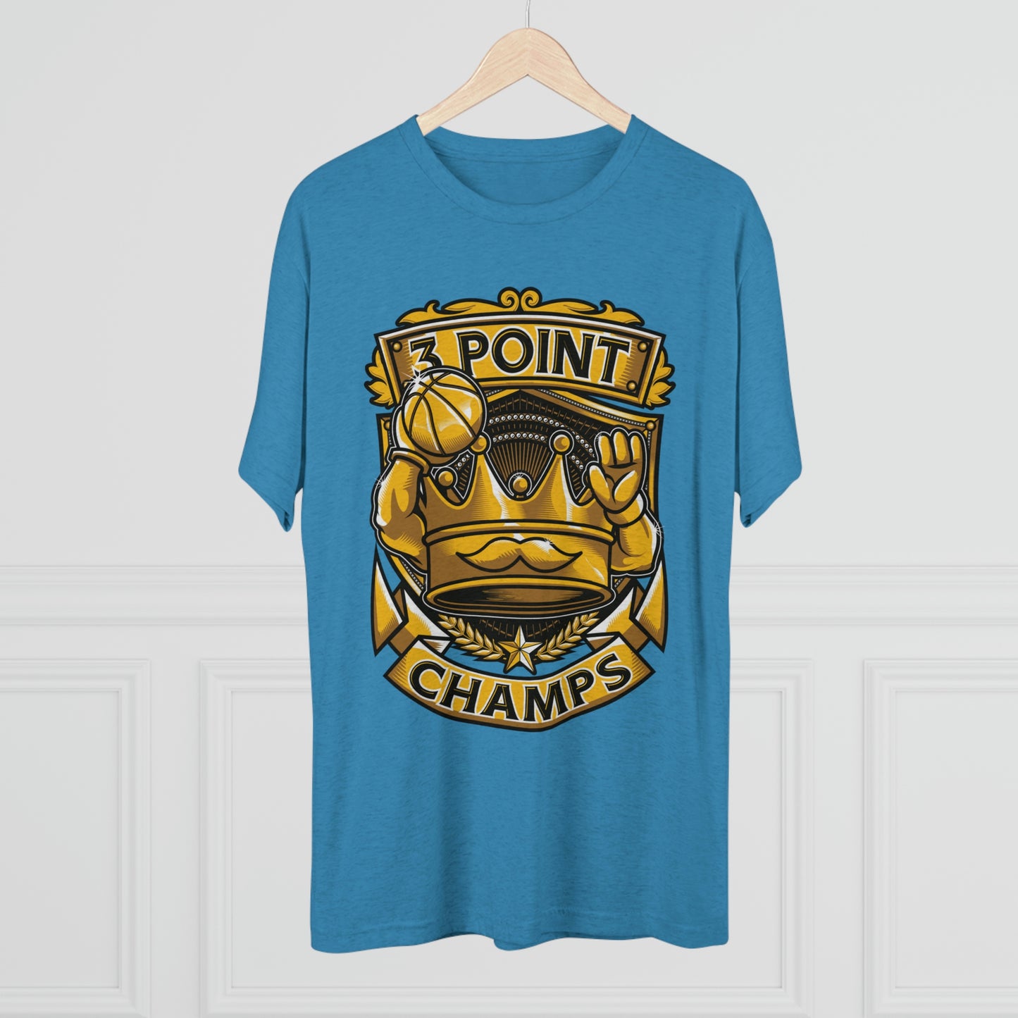 3 POINT CHAMPS - PREMIUM SOFT - Unisex Tri-Blend Crew Tee (Next Level 6010)