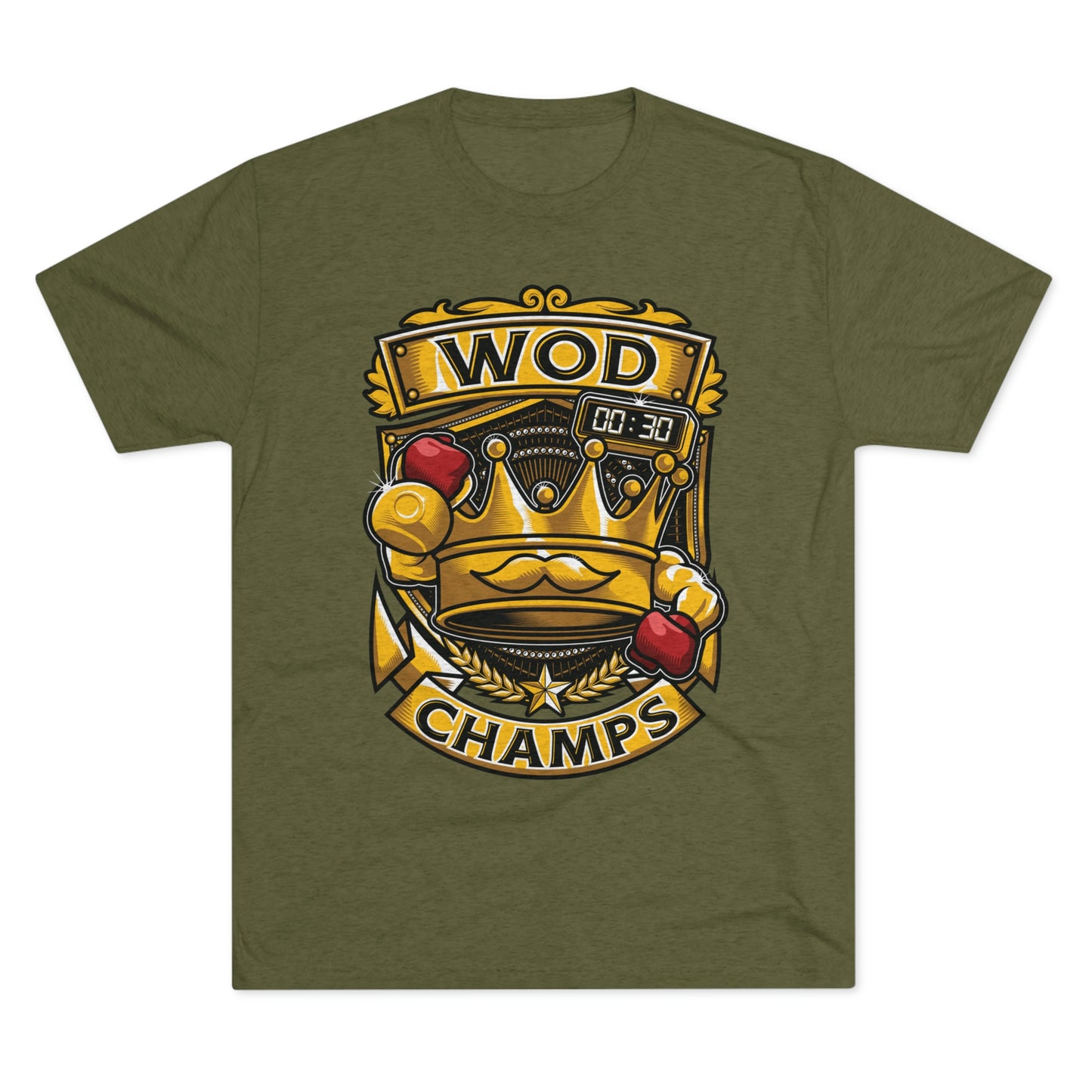 WOD CHAMPS - PREMIUM SOFT - Unisex Tri-Blend Crew Tee (Next Level 6010)