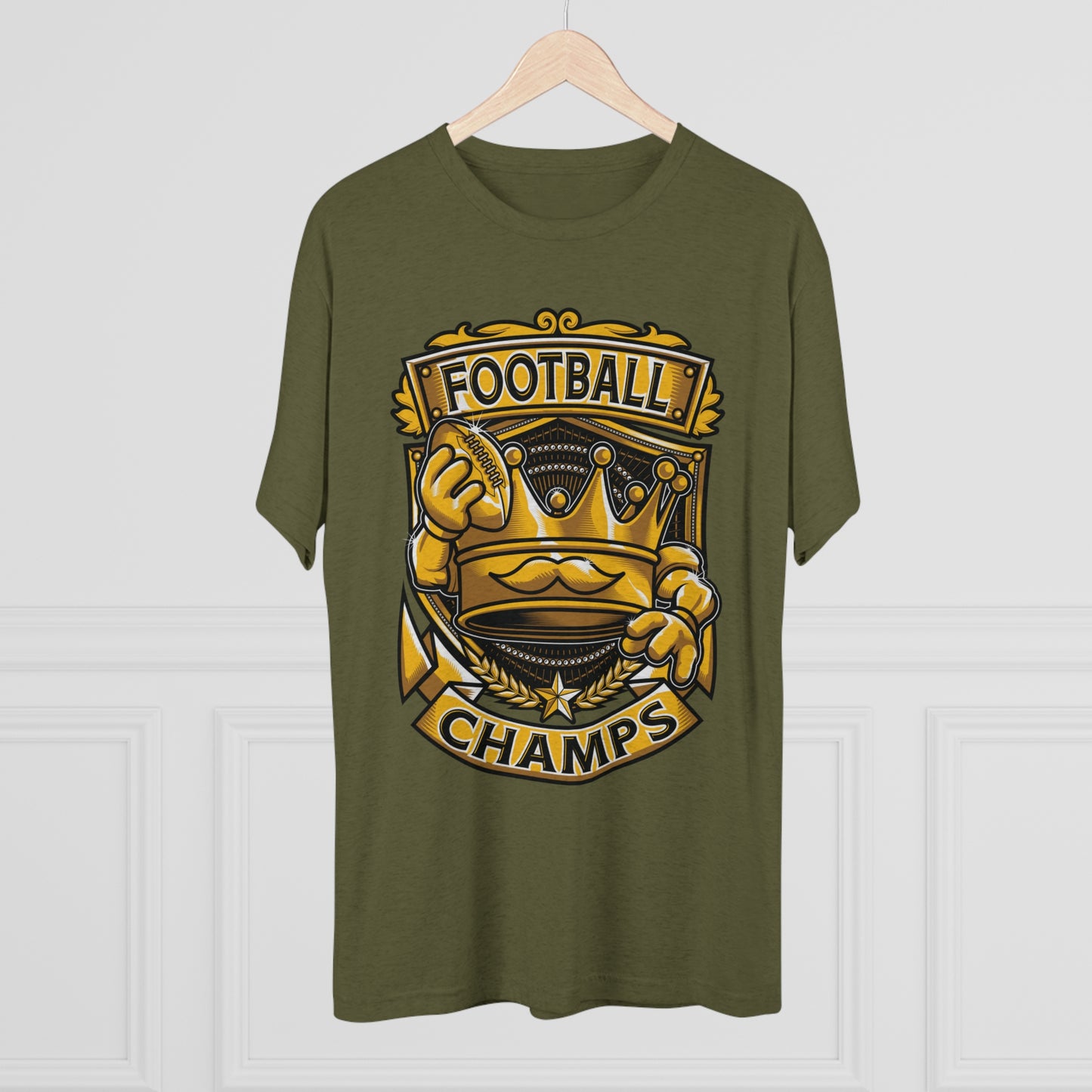 FOOTBALL CHAMPS - PREMIUM SOFT - Unisex Tri-Blend Crew Tee (Next Level 6010)