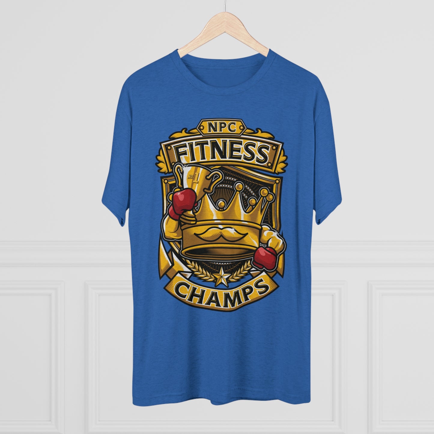 NPC FITNESS CHAMPS - PREMIUM SOFT - Unisex Tri-Blend Crew Tee (Next Level 6010)
