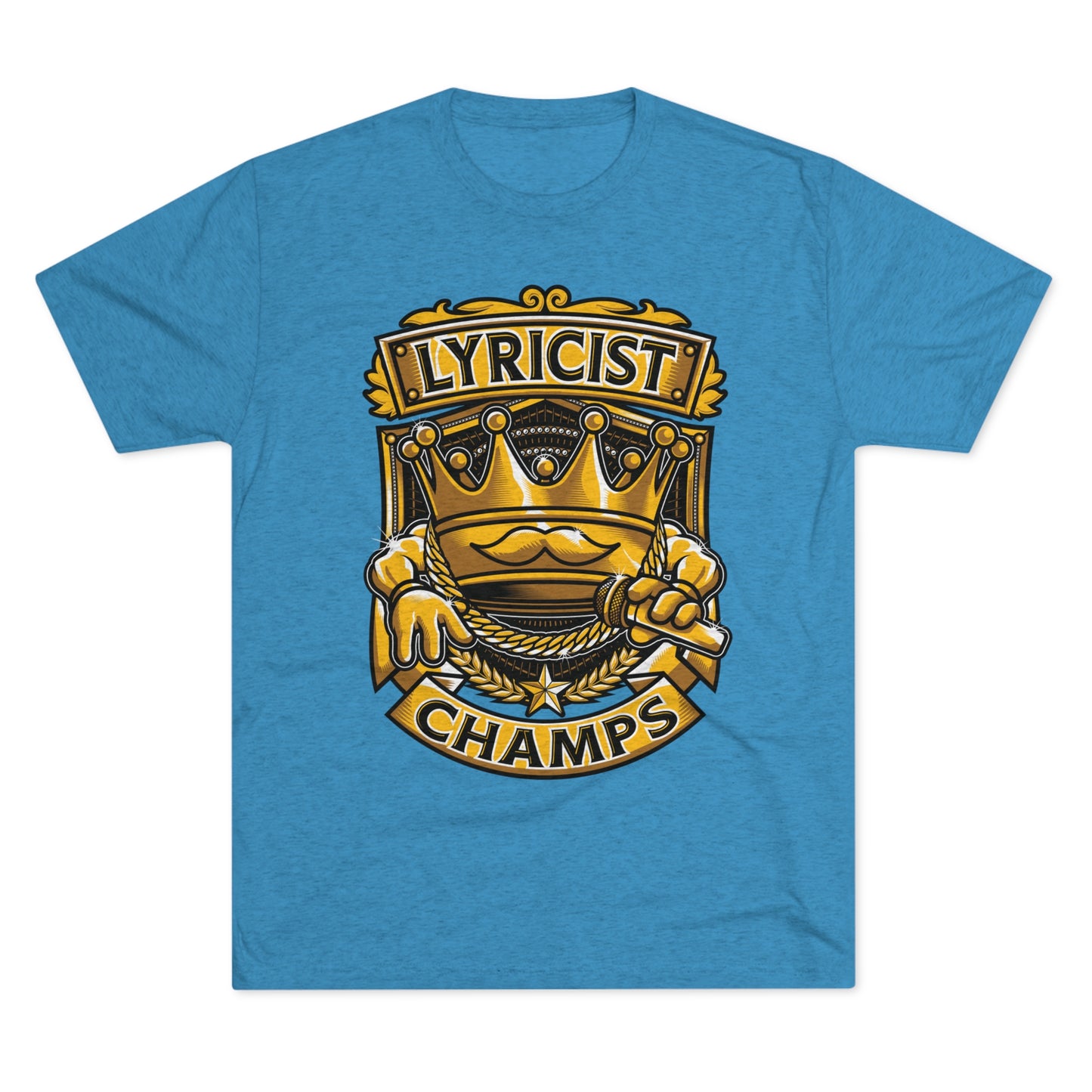 LYRICIST CHAMPS - PREMIUM SOFT - Unisex Tri-Blend Crew Tee (Next Level 6010)