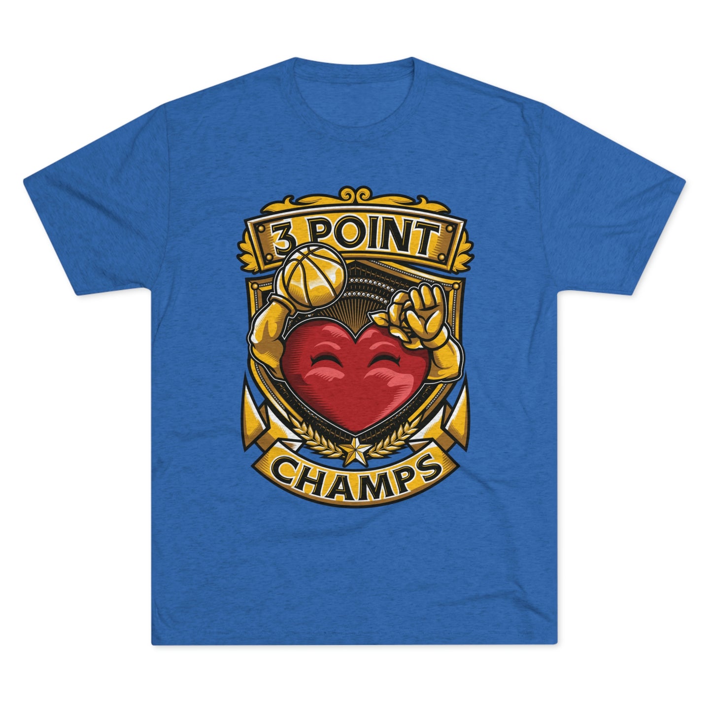 3 POINT CHAMPS - PREMIUM SOFT - Unisex Tri-Blend Crew Tee (Next Level 6010)