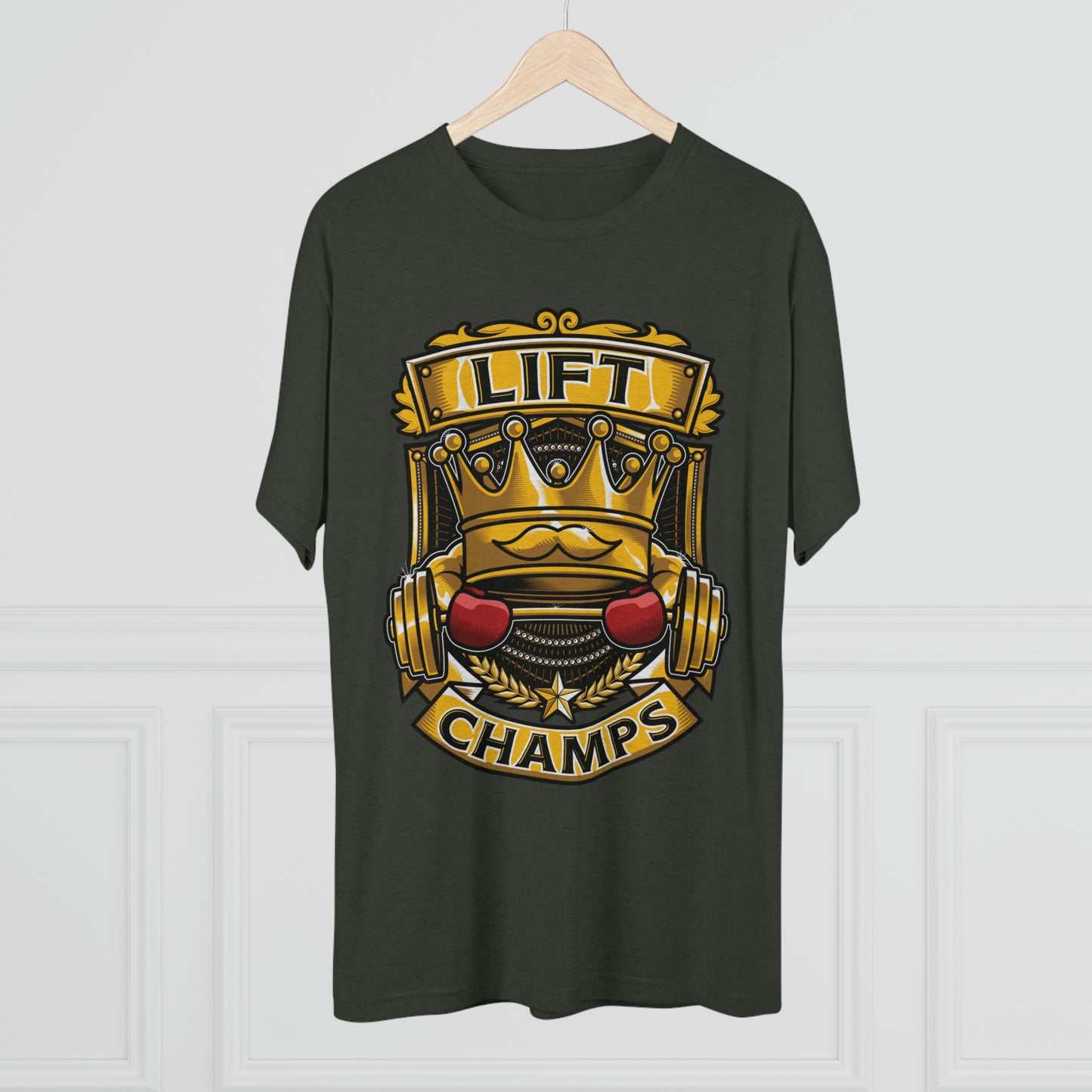 LIFT CHAMPS - PREMIUM SOFT - Unisex Tri-Blend Crew Tee (Next Level 6010)