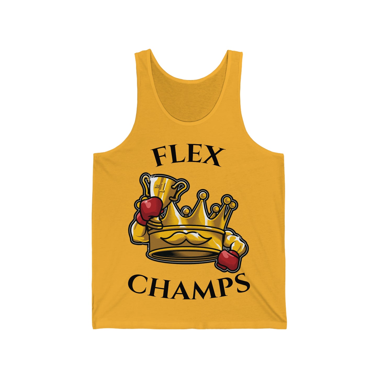 FLEX CHAMPS - PREMIUM SOFT - Unisex Jersey Tank (Bella+Canvas 3480)