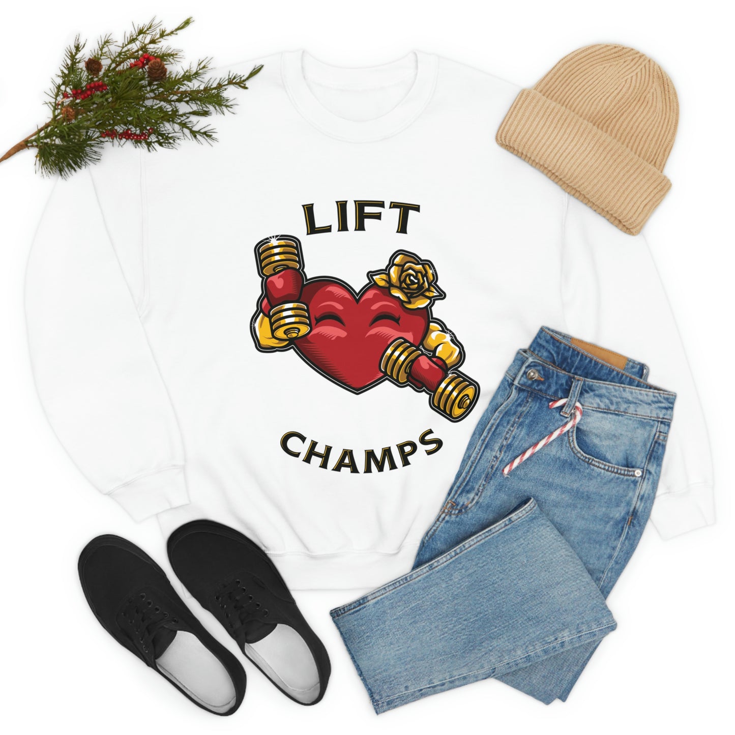 Lift Champs! - Unisex Heavy Blend™ Crewneck Sweatshirt
