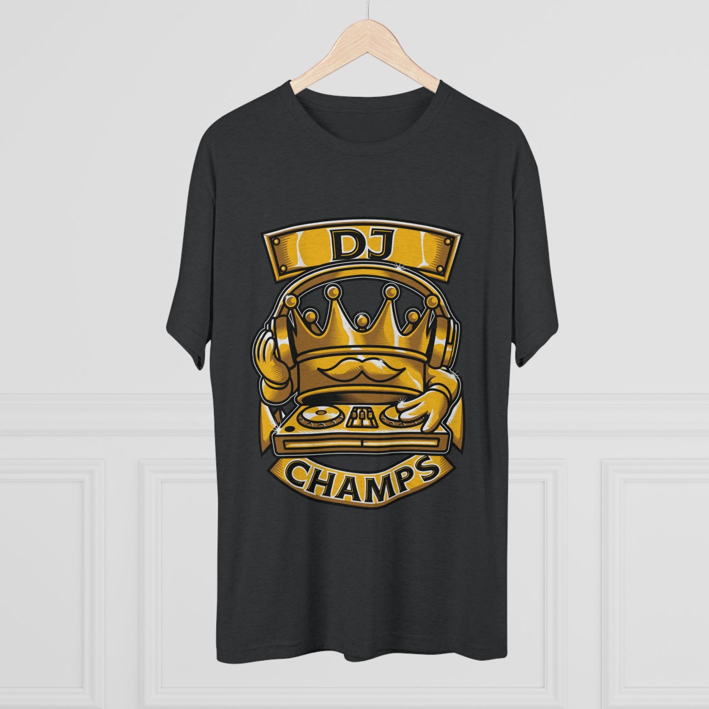 DJ CHAMPS - PREMIUM SOFT - Unisex Tri-Blend Crew Tee (Next Level 6010)