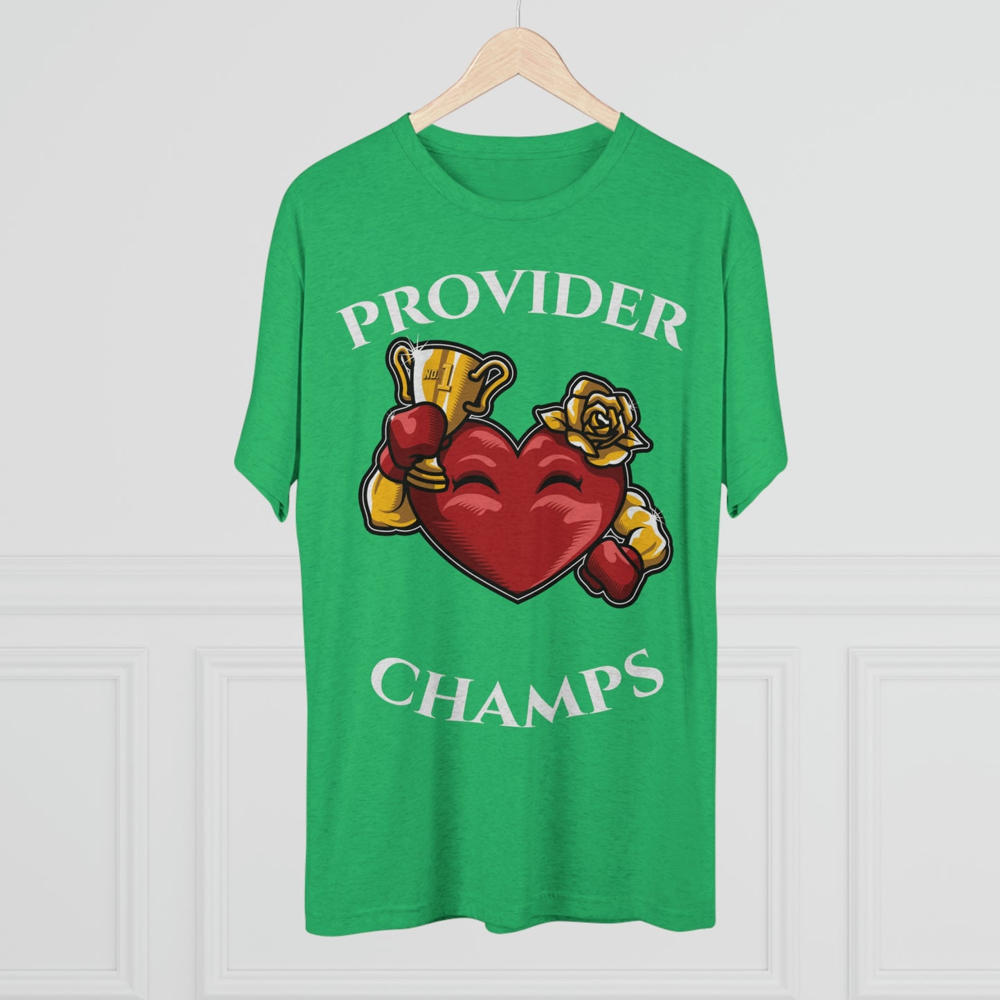 PROVIDER CHAMPS (Alternate Logo) - PREMIUM SOFT - Unisex Tri-Blend Crew Tee (Next Level 6010)