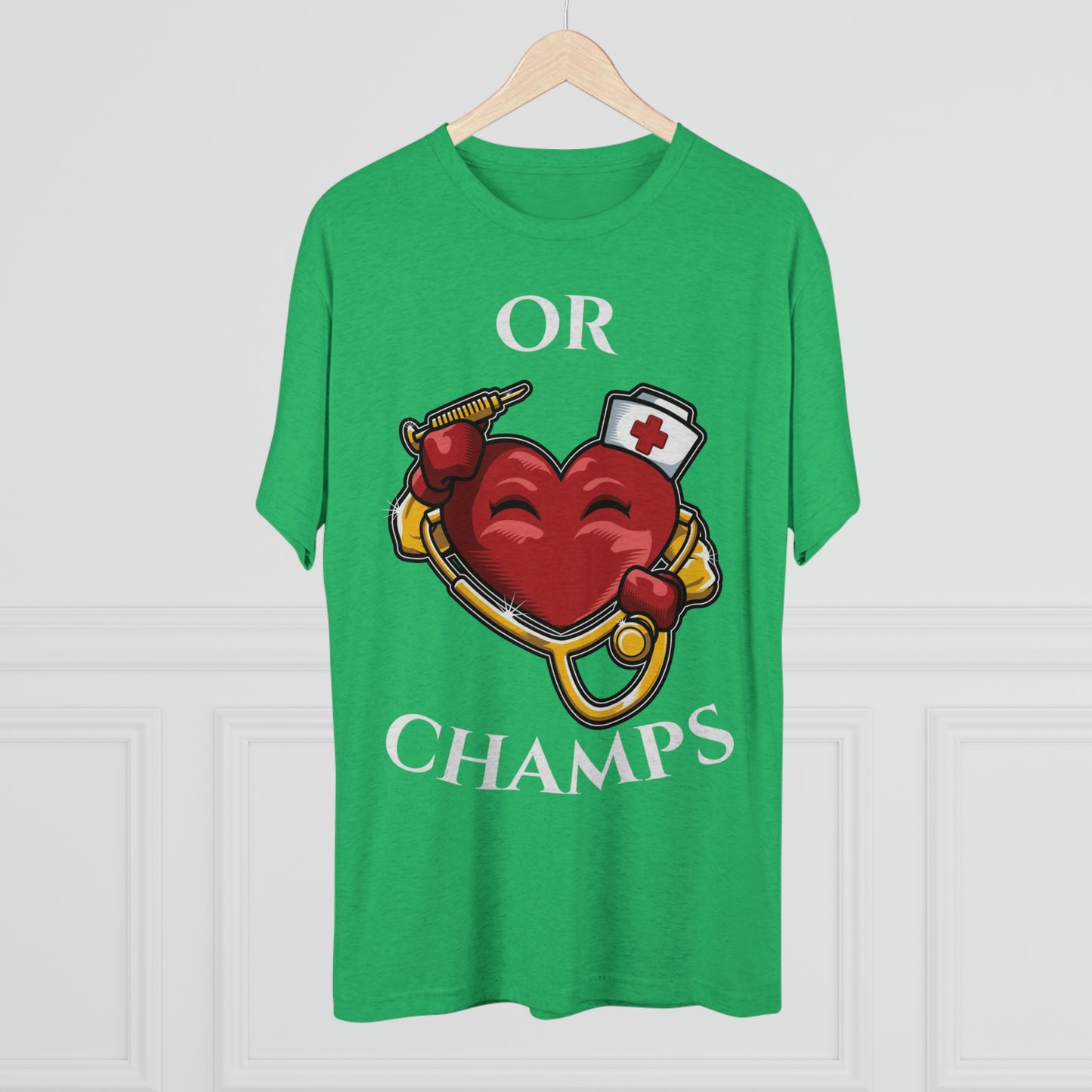 OR CHAMPS - PREMIUM SOFT - Unisex Tri-Blend Crew Tee (Next Level 6010)