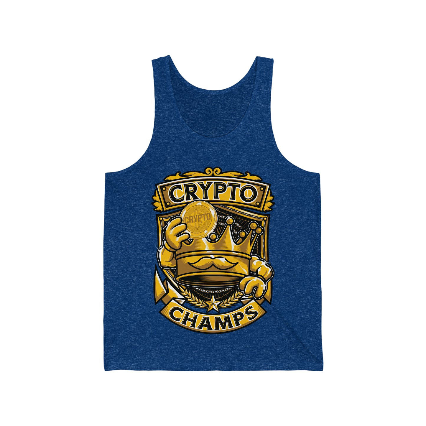 CRYPTO CHAMPS - PREMIUM SOFT - Unisex Jersey Tank (Bella+Canvas 3480)