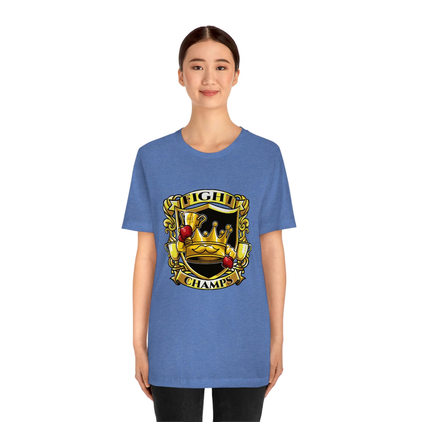Fight Champs! Unisex Jersey Short Sleeve Tee (Bella+Canvas)