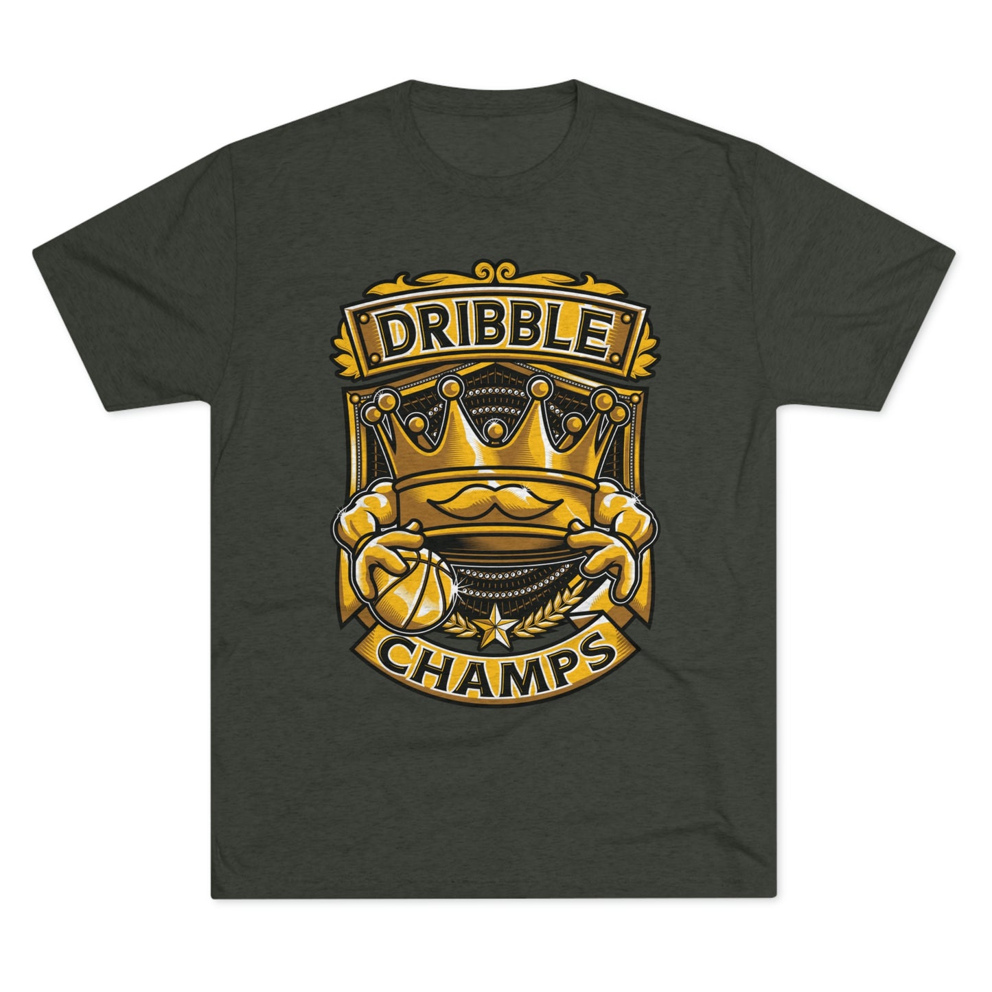 DRIBBLE CHAMPS - PREMIUM SOFT - Unisex Tri-Blend Crew Tee (Next Level 6010)