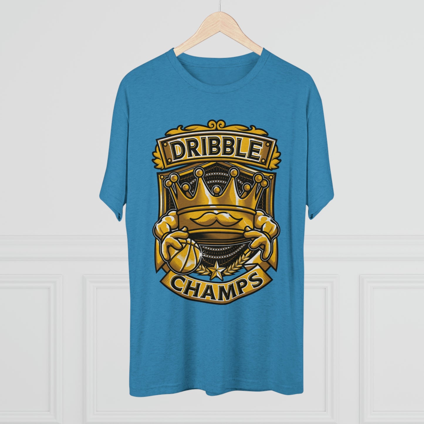 DRIBBLE CHAMPS - PREMIUM SOFT - Unisex Tri-Blend Crew Tee (Next Level 6010)