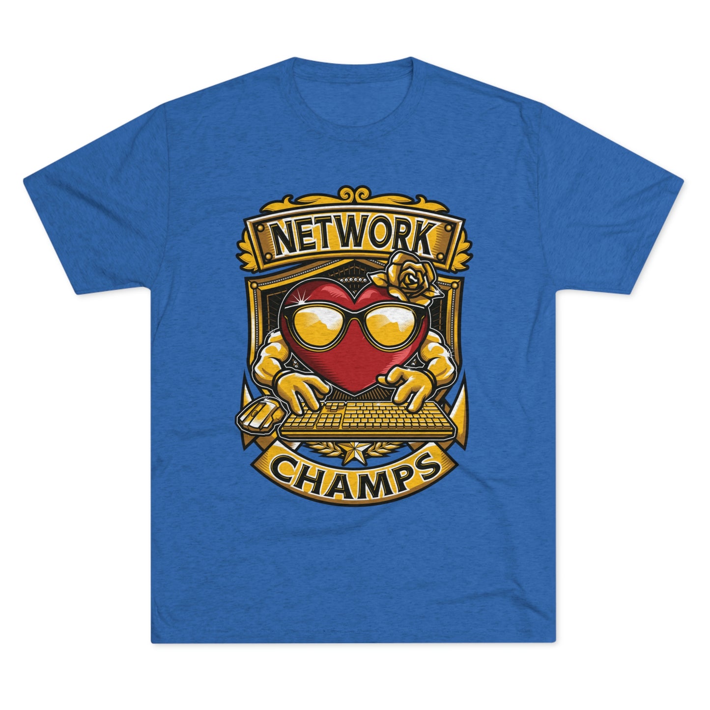 NETWORK CHAMPS - PREMIUM SOFT - Unisex Tri-Blend Crew Tee (Next Level 6010)
