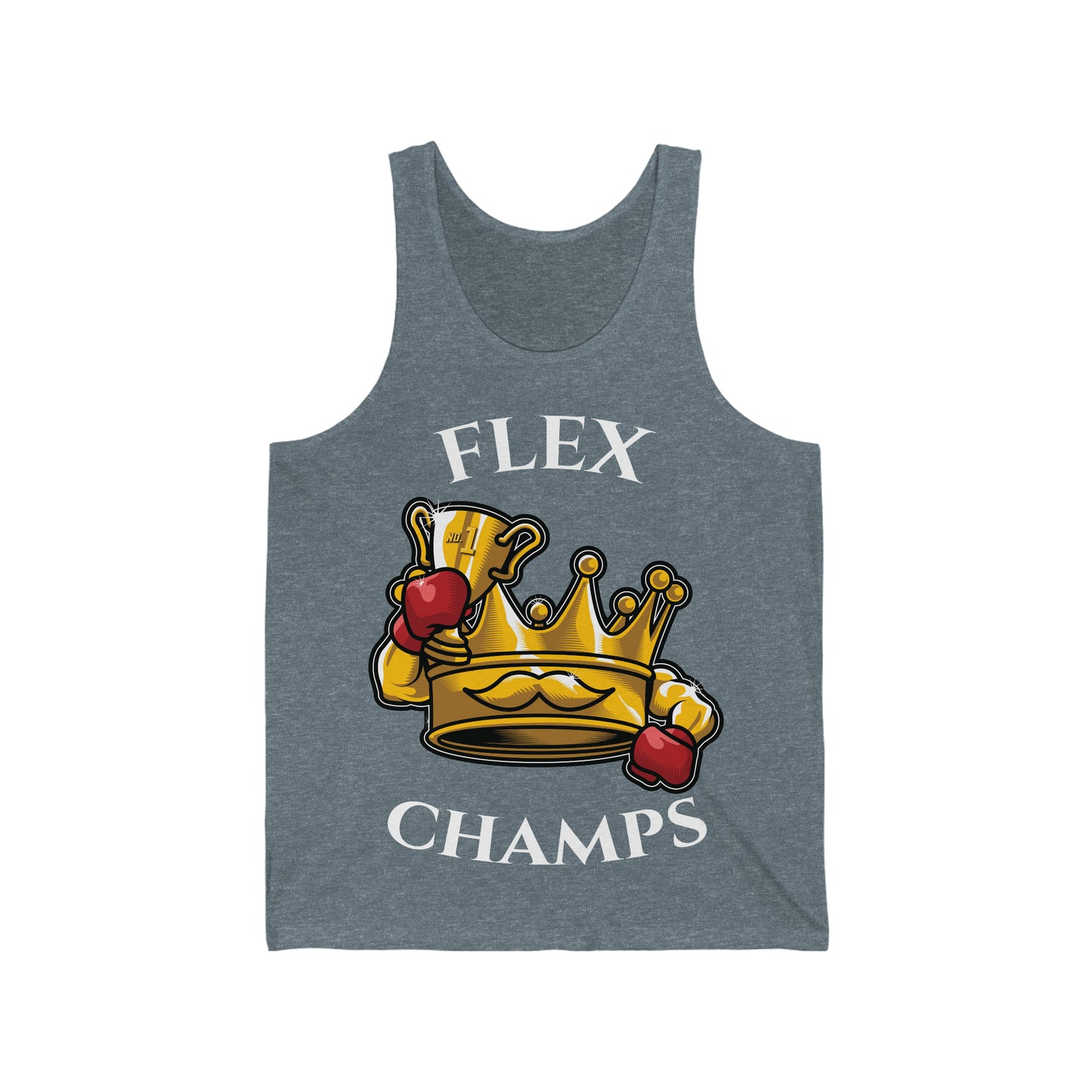 FLEX CHAMPS - PREMIUM SOFT - Unisex Jersey Tank (Bella+Canvas 3480)