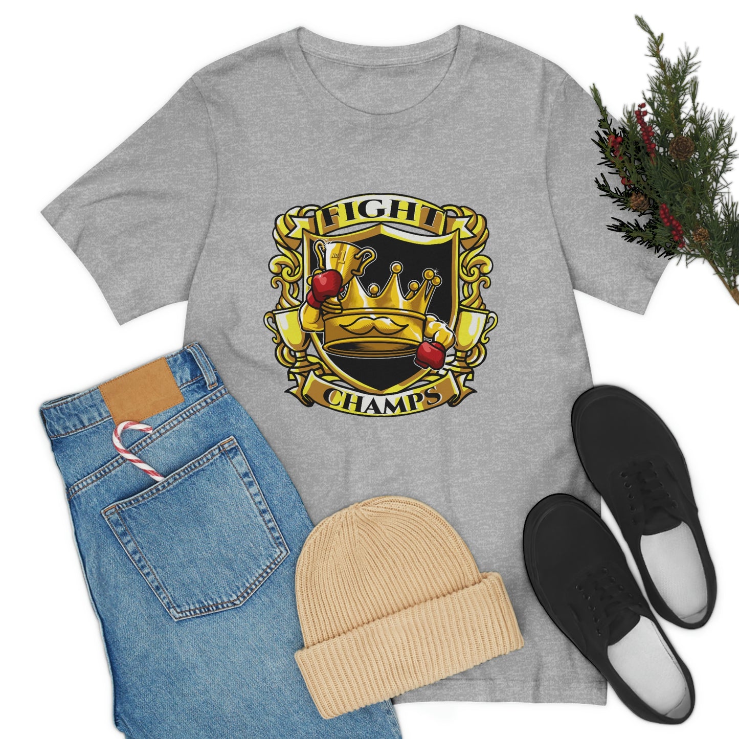Fight Champs! Unisex Jersey Short Sleeve Tee (Bella+Canvas)