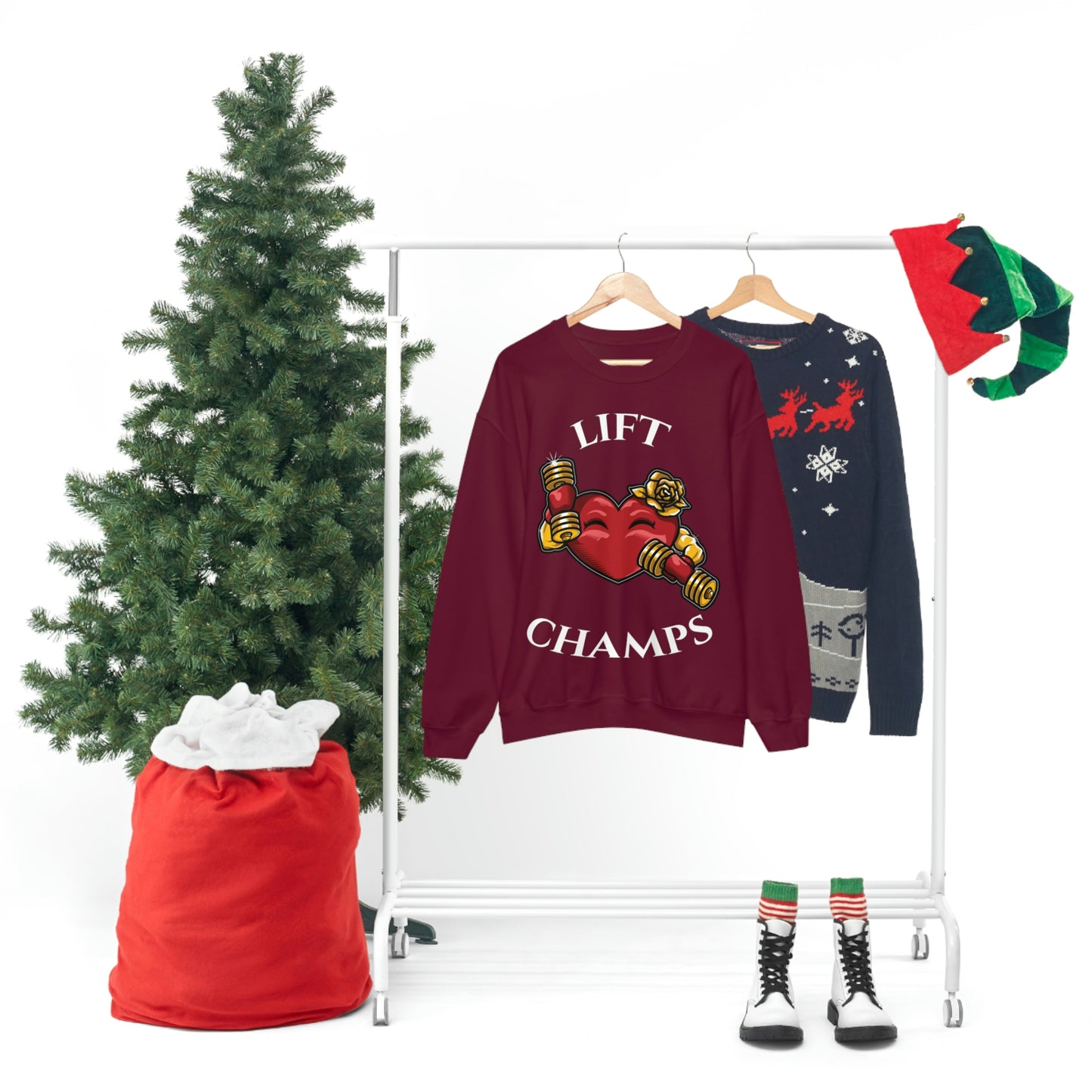 Lift Champs! - Unisex Heavy Blend™ Crewneck Sweatshirt