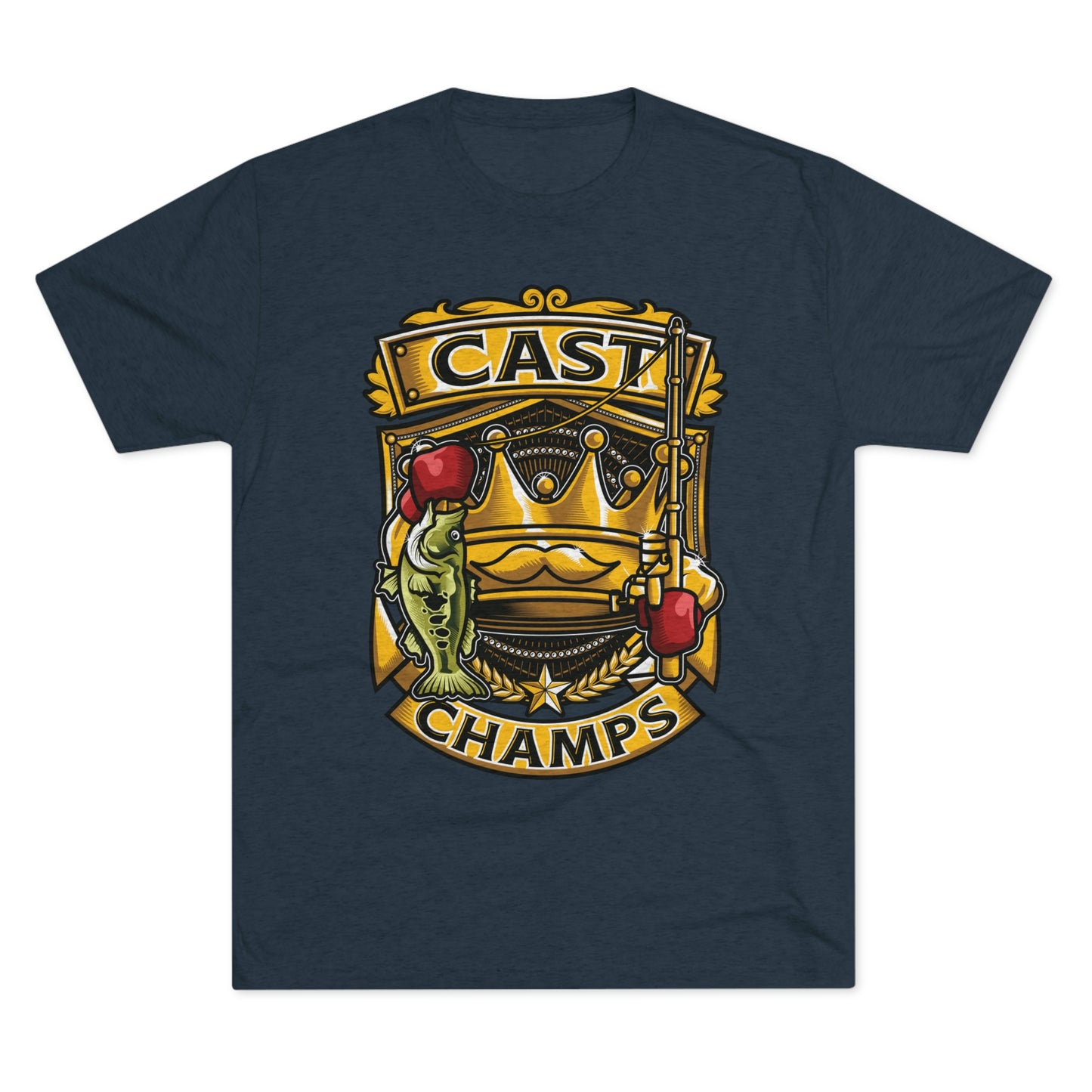 CAST CHAMPS - PREMIUM SOFT - Unisex Tri-Blend Crew Tee (Next Level 6010)