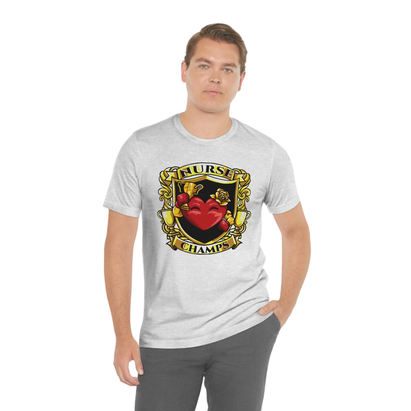 Nurse Champs! - Unisex Jersey Short Sleeve Tee (Bella+Canvas)