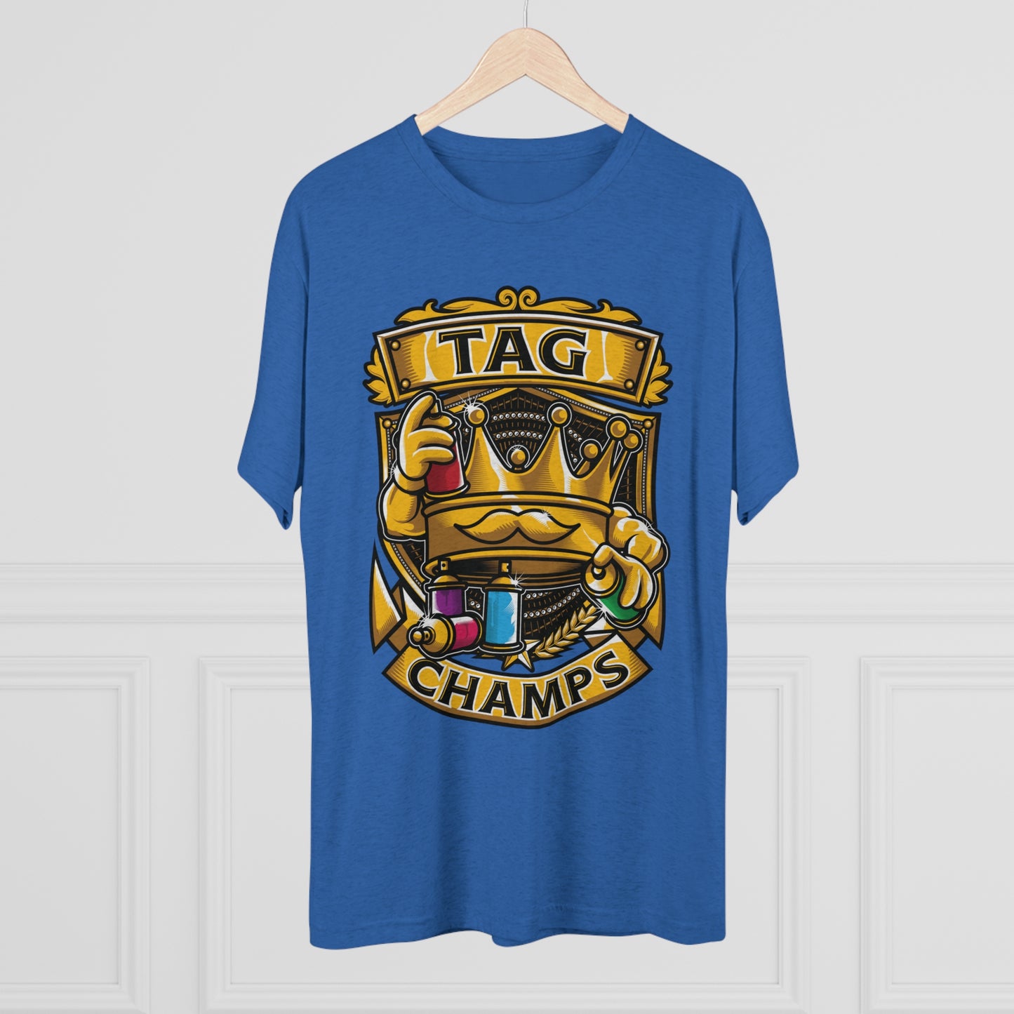 TAG CHAMPS - PREMIUM SOFT - Unisex Tri-Blend Crew Tee (Next Level 6010)