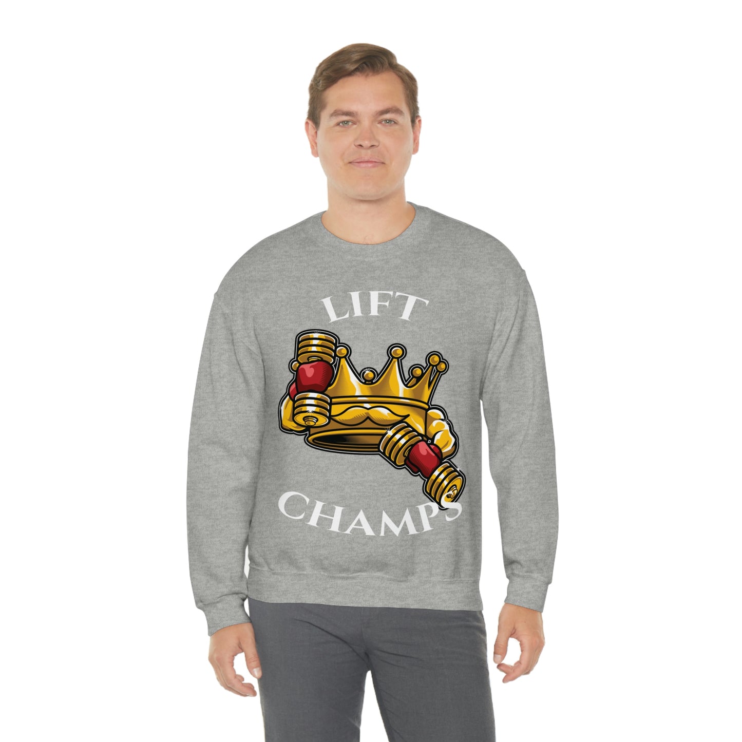 Lift Champs! - Unisex Heavy Blend™ Crewneck Sweatshirt