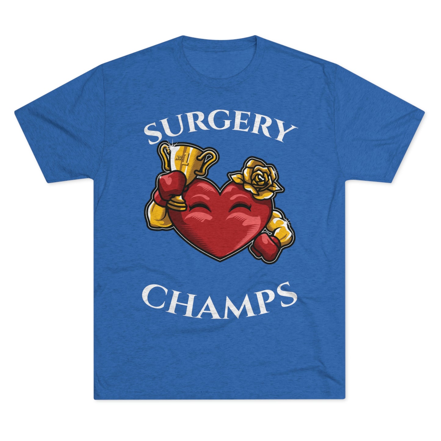 SURGERY CHAMPS (Alternate Logo) - PREMIUM SOFT - Unisex Tri-Blend Crew Tee (Next Level 6010)