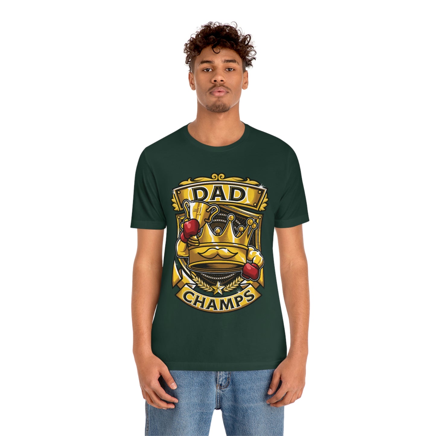Dad Champs! - Unisex Jersey Short Sleeve Tee (Canvas-Bella)