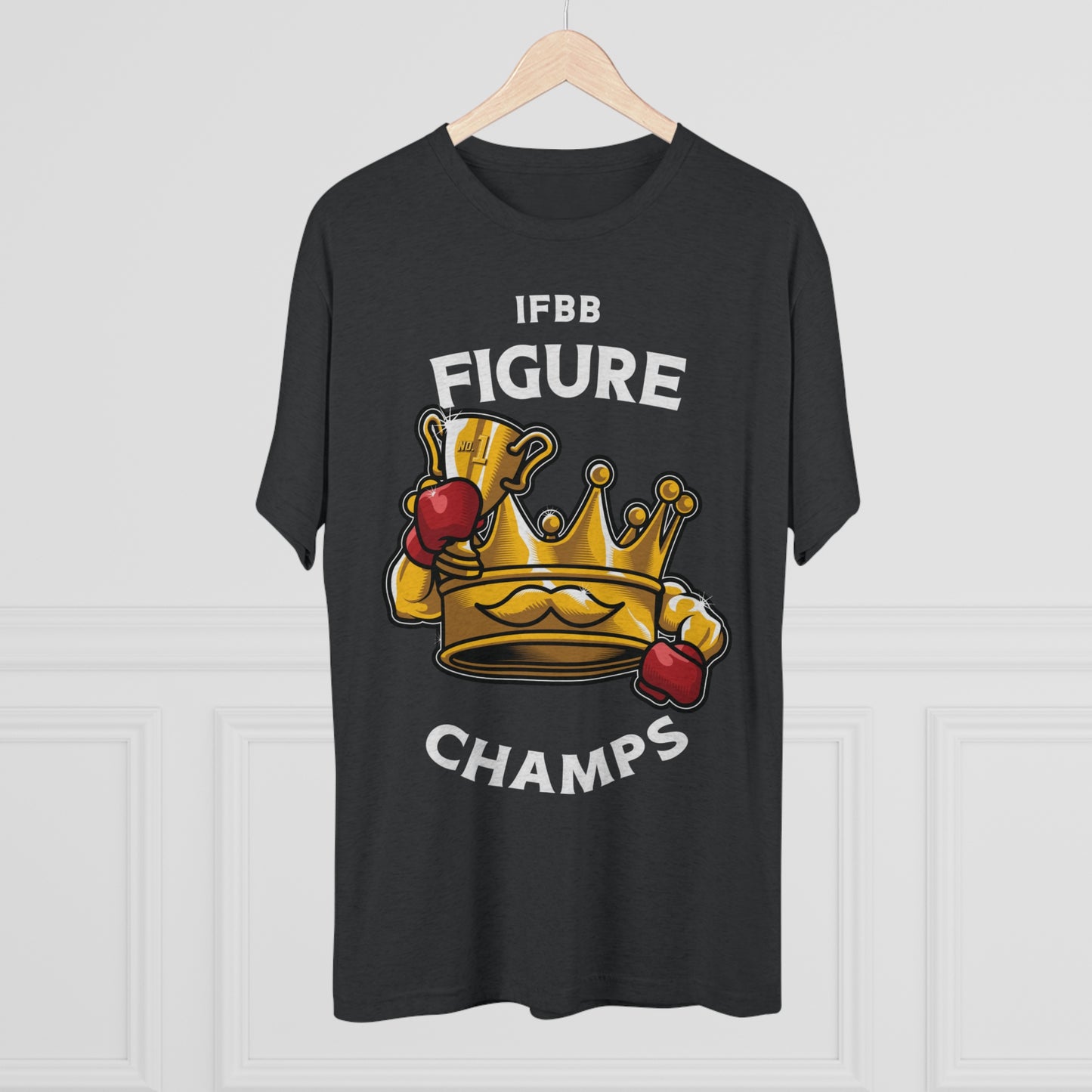 IFBB FIGURE CHAMPS (v2) - PREMIUM SOFT - Unisex Tri-Blend Crew Tee (Next Level 6010)
