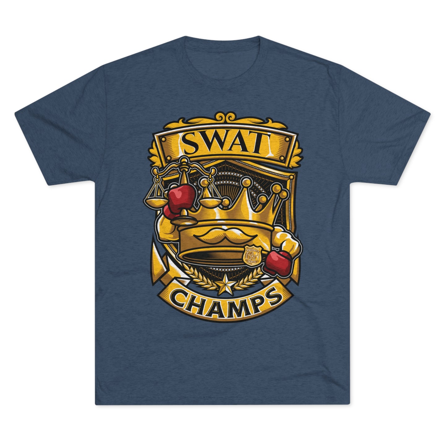 SWAT CHAMPS - PREMIUM SOFT - Unisex Tri-Blend Crew Tee (Next Level 6010)