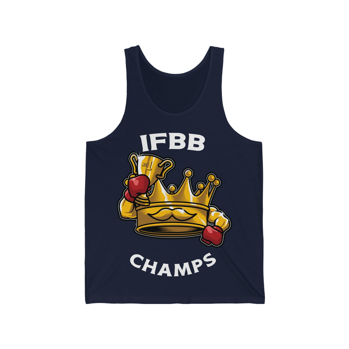 IFBB CHAMPS (v2) - PREMIUM SOFT - Unisex Jersey Tank (Bella+Canvas 3480)
