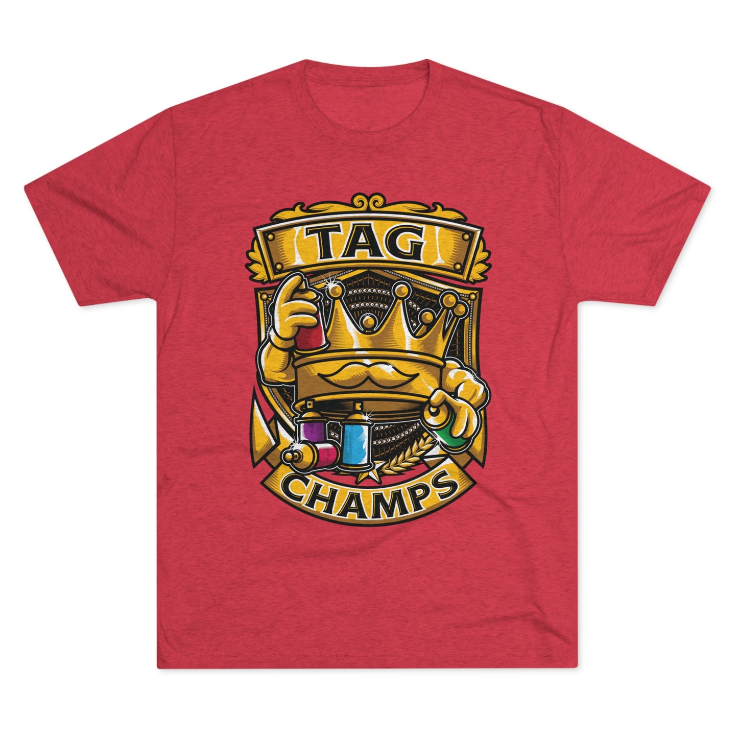 TAG CHAMPS - PREMIUM SOFT - Unisex Tri-Blend Crew Tee (Next Level 6010)