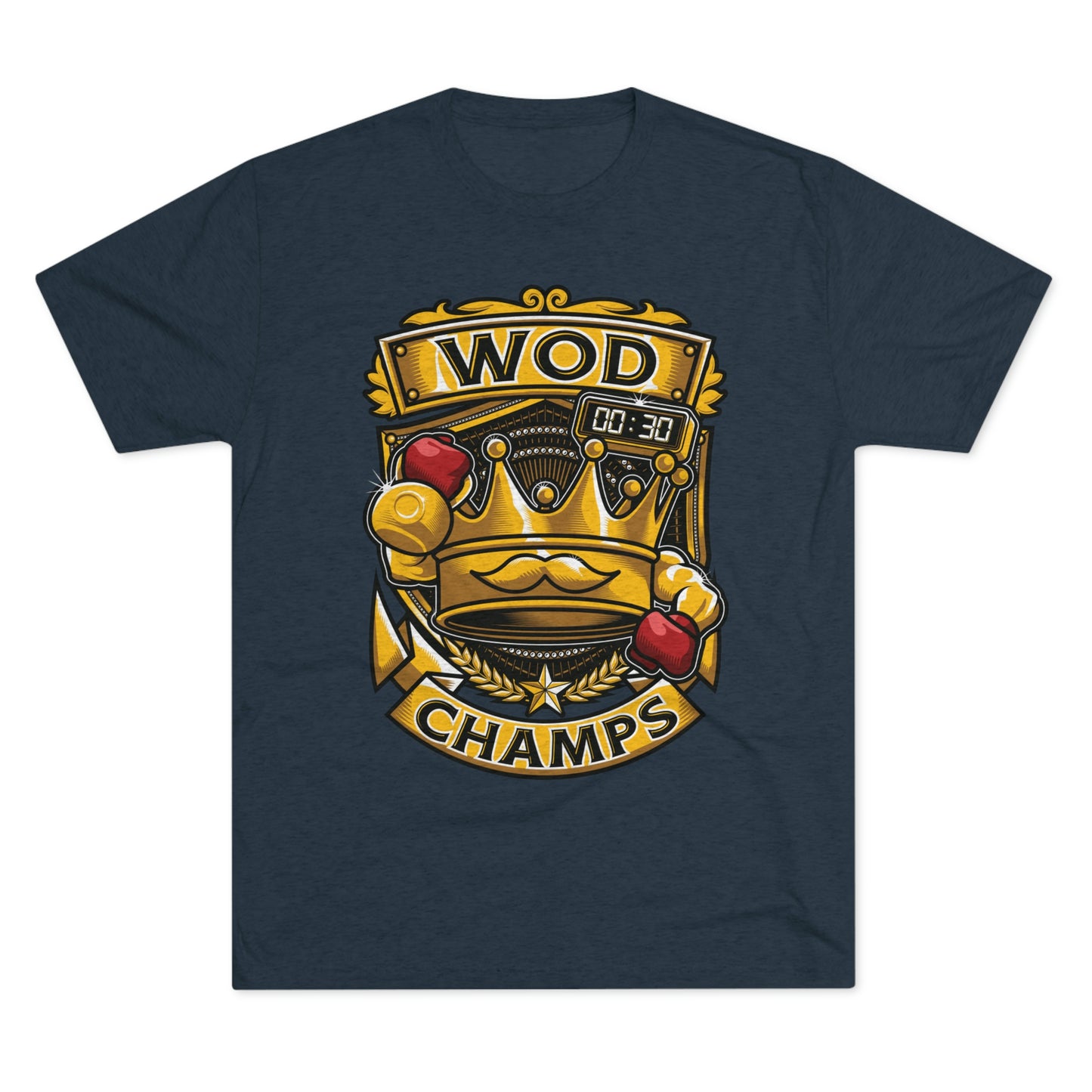 WOD CHAMPS - PREMIUM SOFT - Unisex Tri-Blend Crew Tee (Next Level 6010)