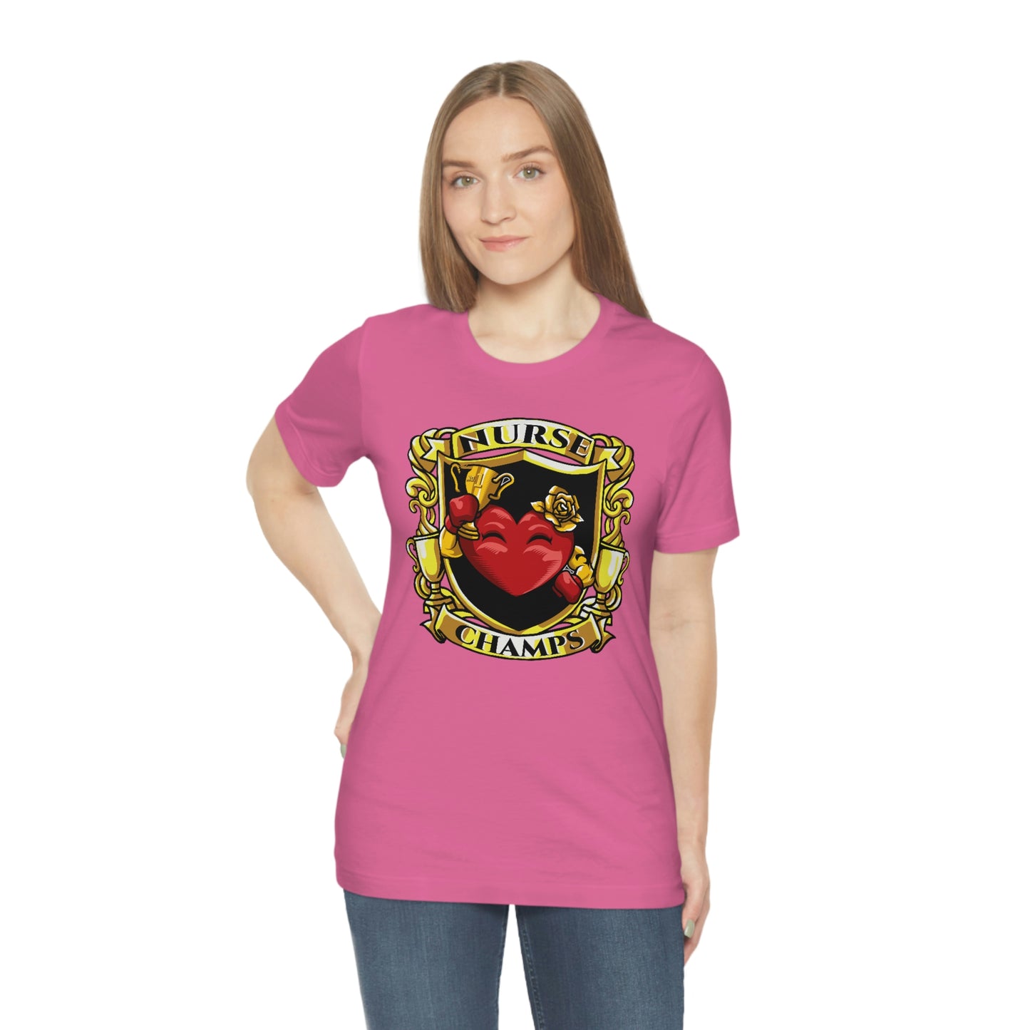 Nurse Champs! - Unisex Jersey Short Sleeve Tee (Bella+Canvas)