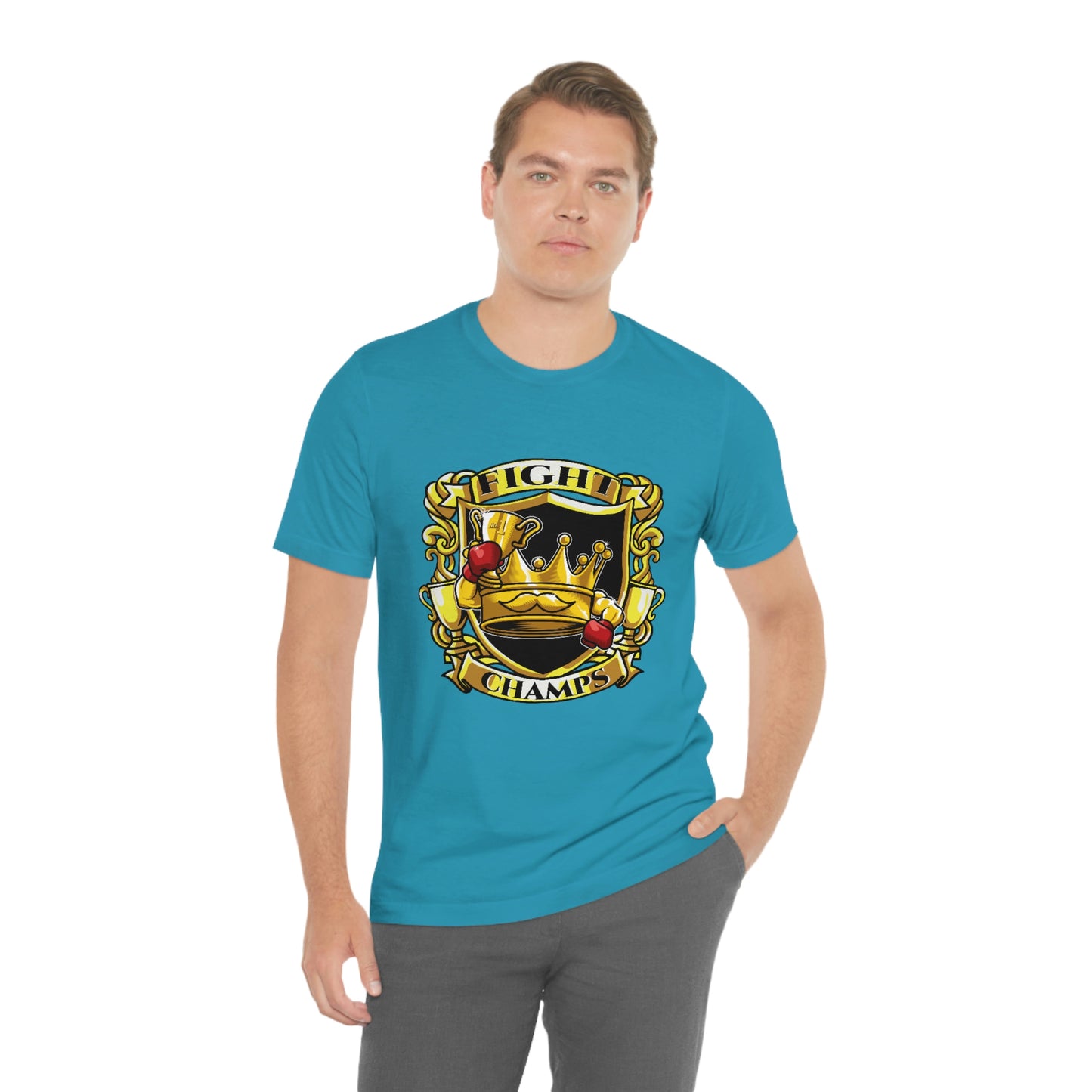 Fight Champs! Unisex Jersey Short Sleeve Tee (Bella+Canvas)