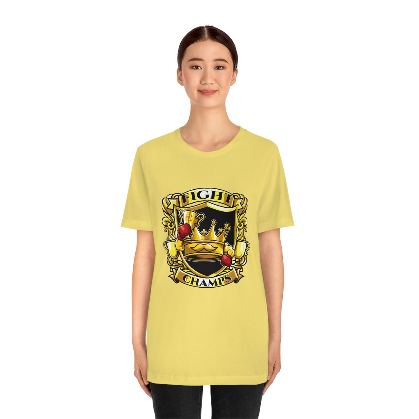 Fight Champs! Unisex Jersey Short Sleeve Tee (Bella+Canvas)