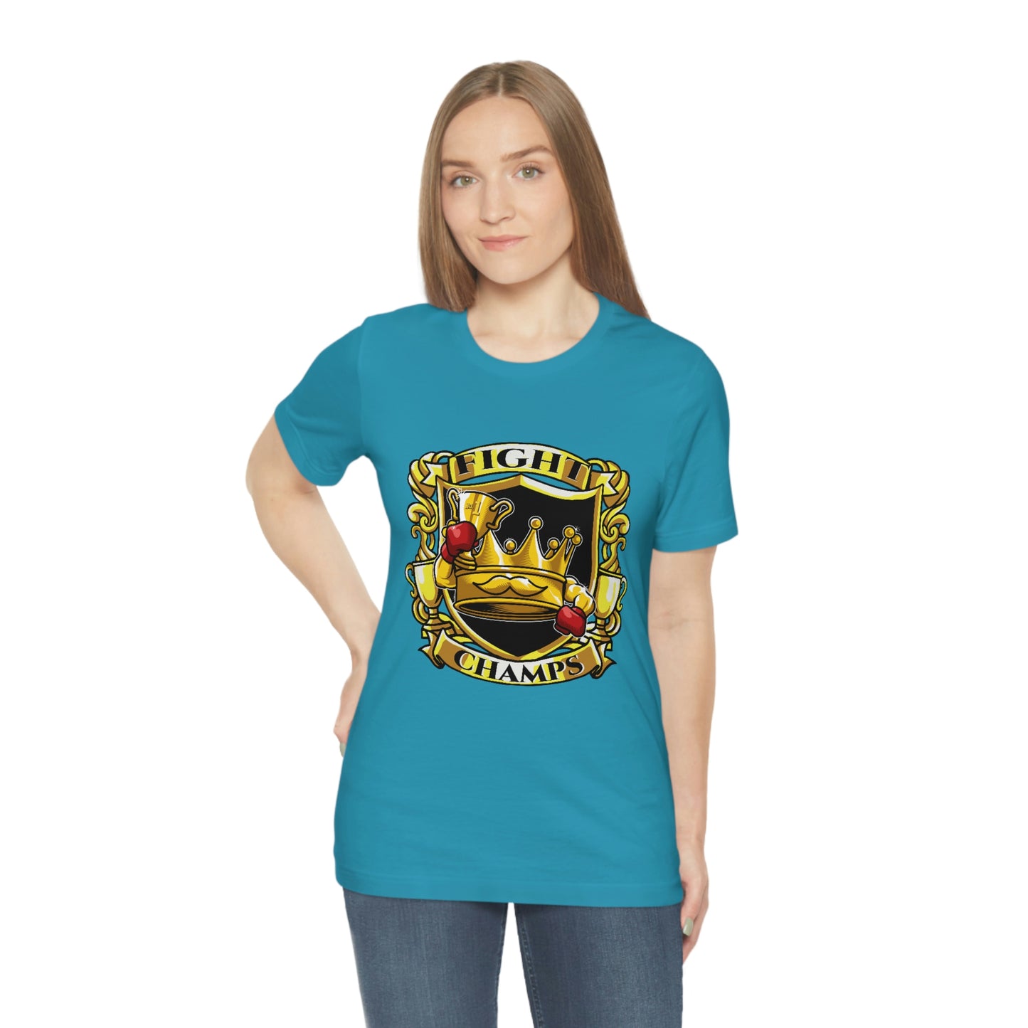 Fight Champs! Unisex Jersey Short Sleeve Tee (Bella+Canvas)