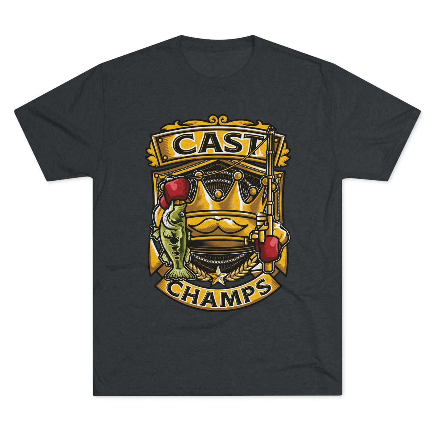 CAST CHAMPS - PREMIUM SOFT - Unisex Tri-Blend Crew Tee (Next Level 6010)
