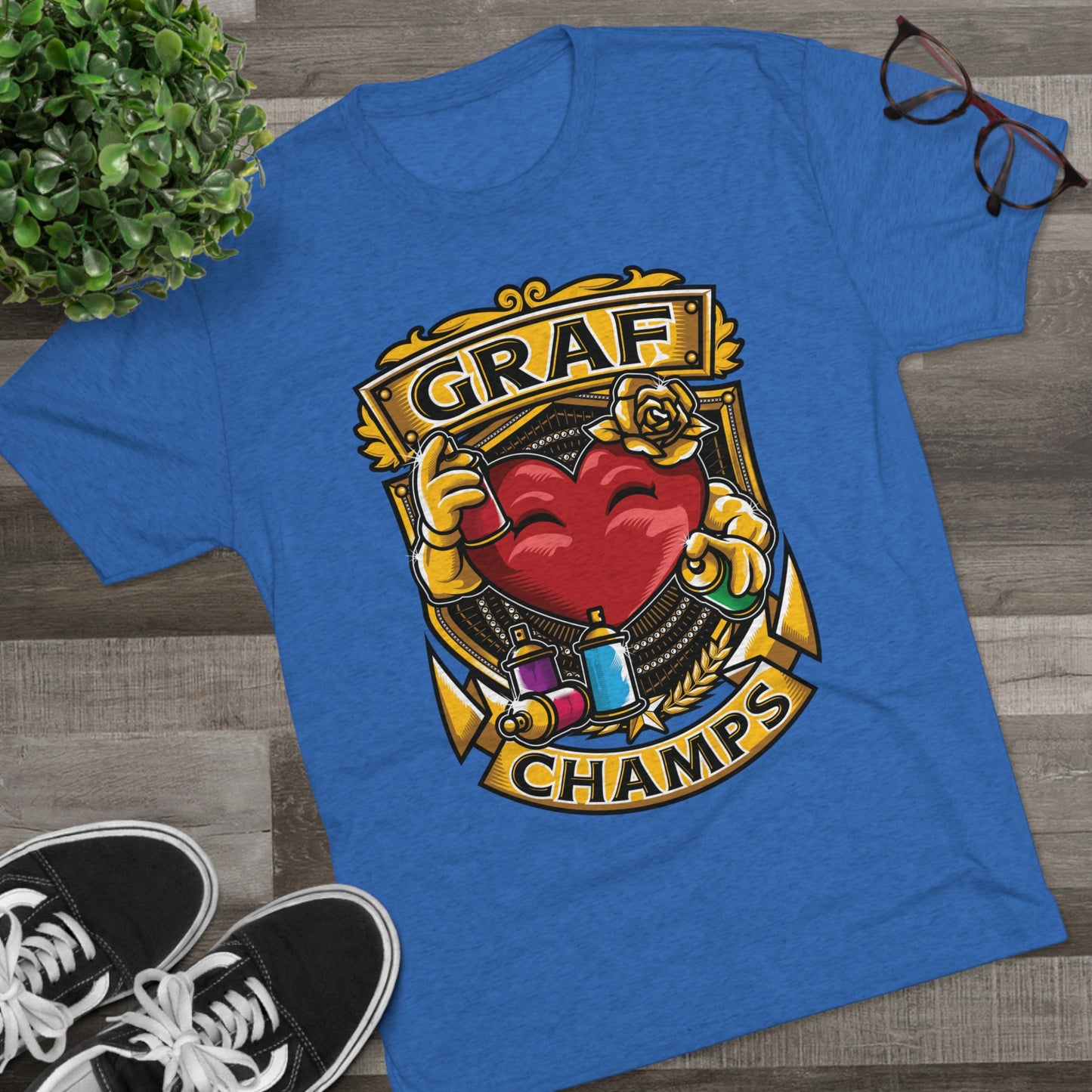 GRAF CHAMPS - PREMIUM SOFT - Unisex Tri-Blend Crew Tee (Next Level 6010)